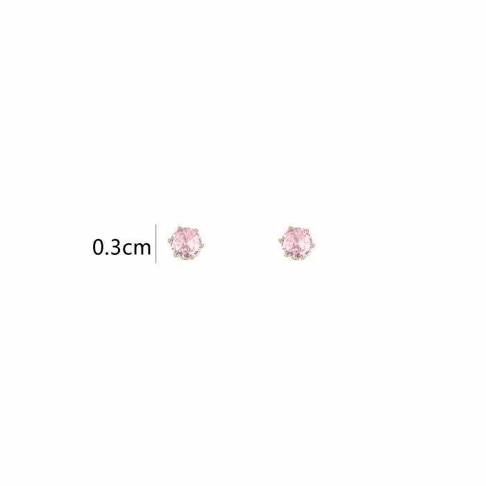 Stud - Pink Light