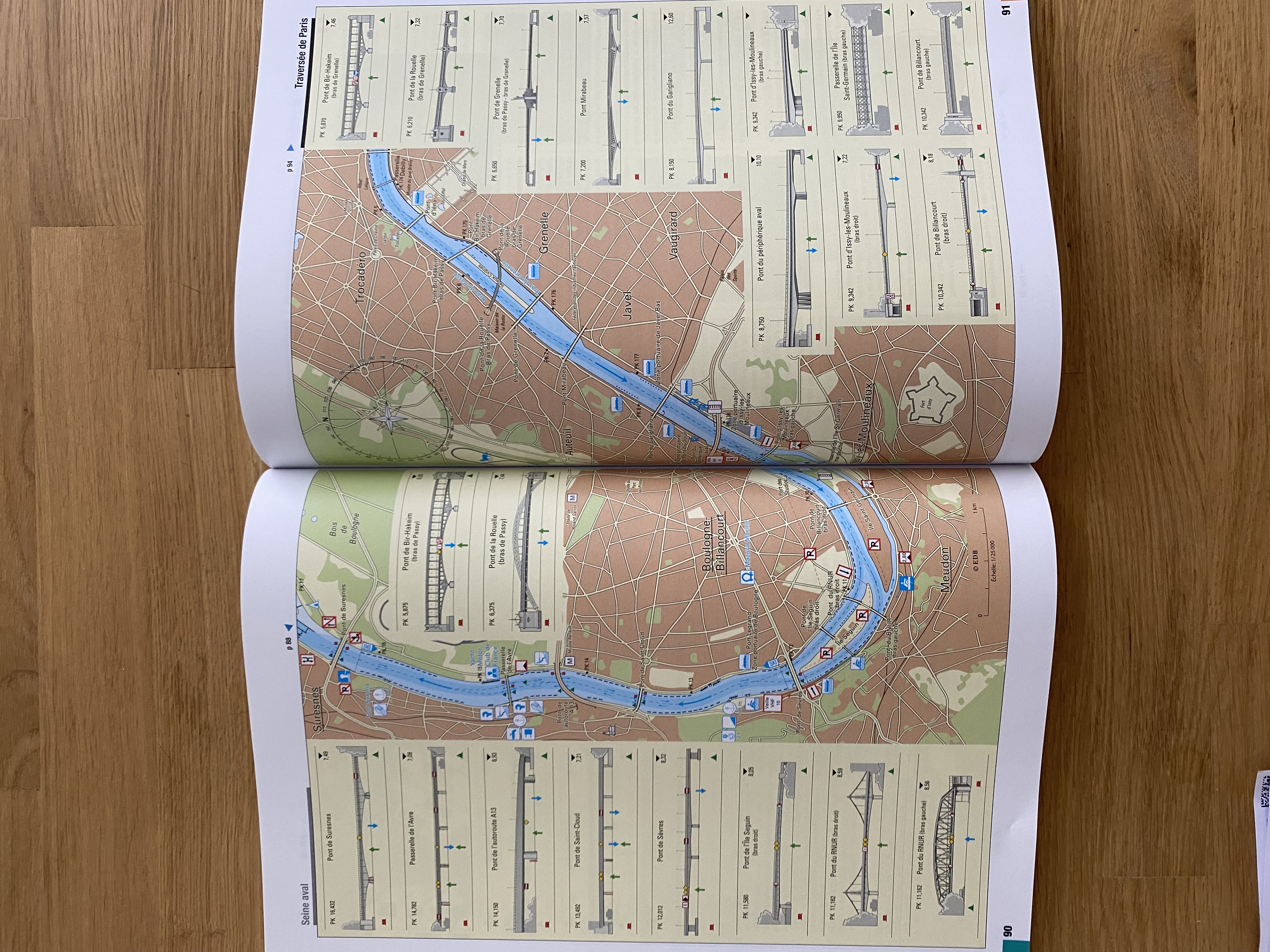 Carte Navigation Seine