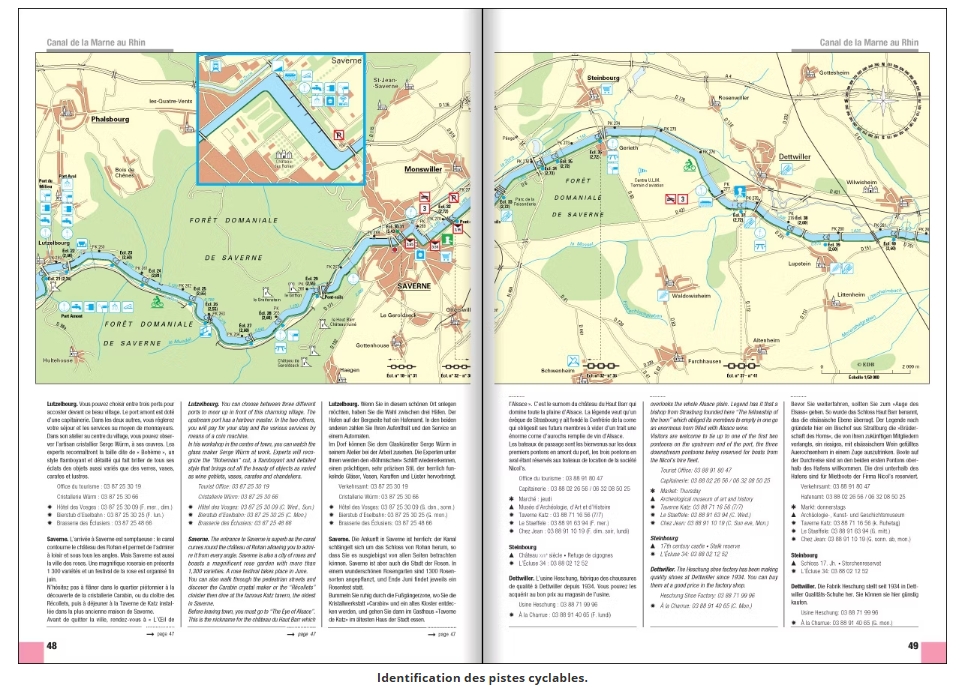 Canal des Vosges carte