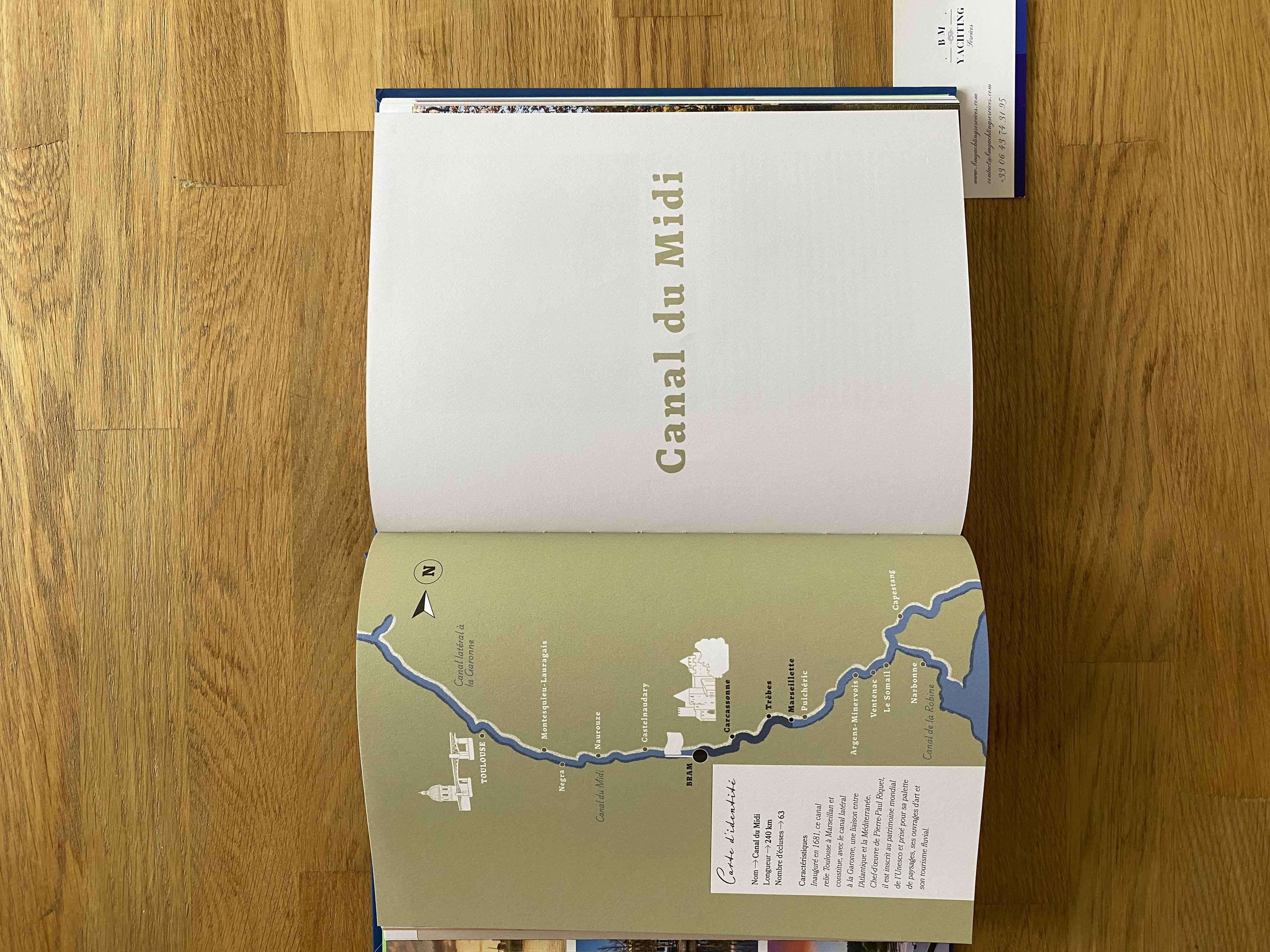 Canaux Navigables en France Carte