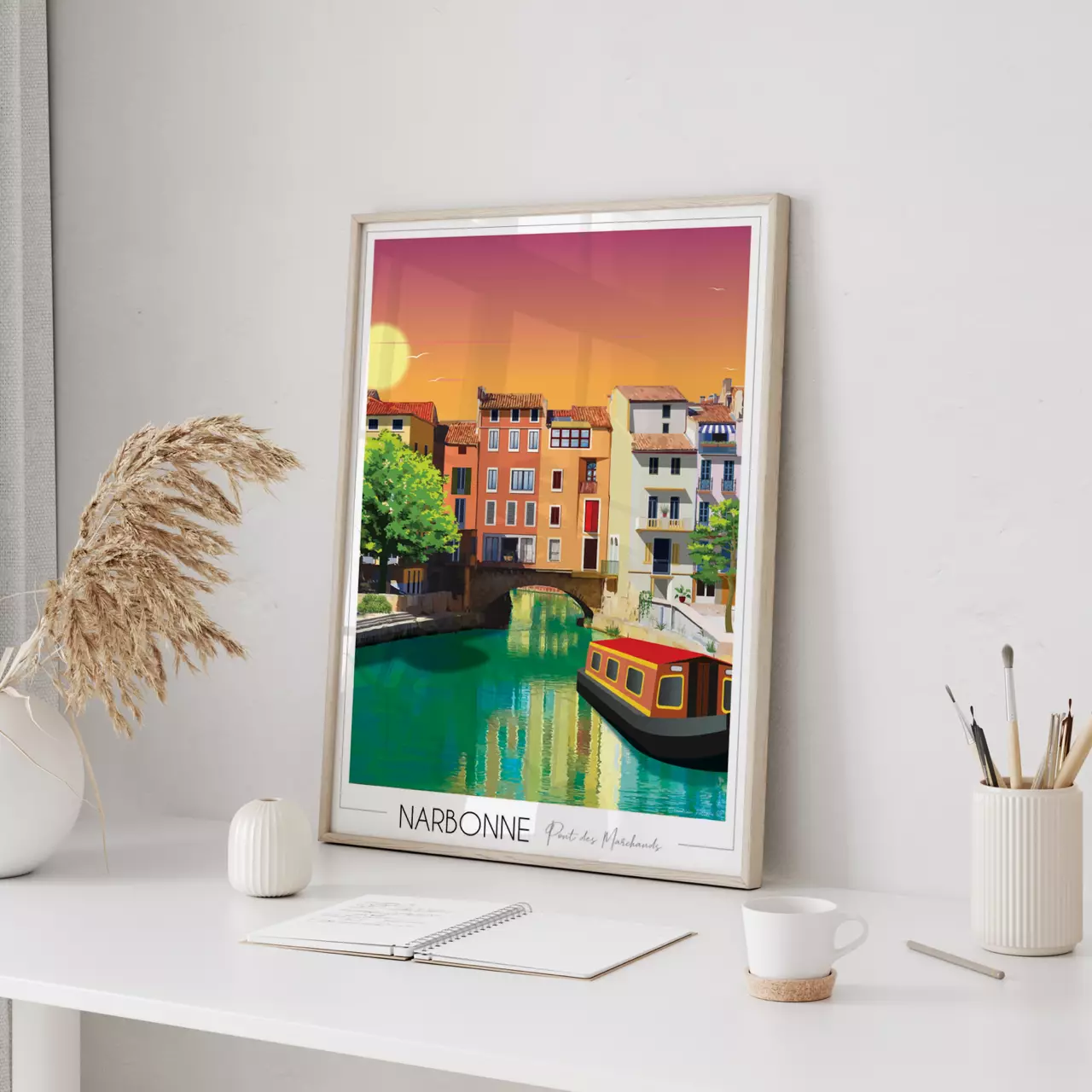 Canal de la robine bateau