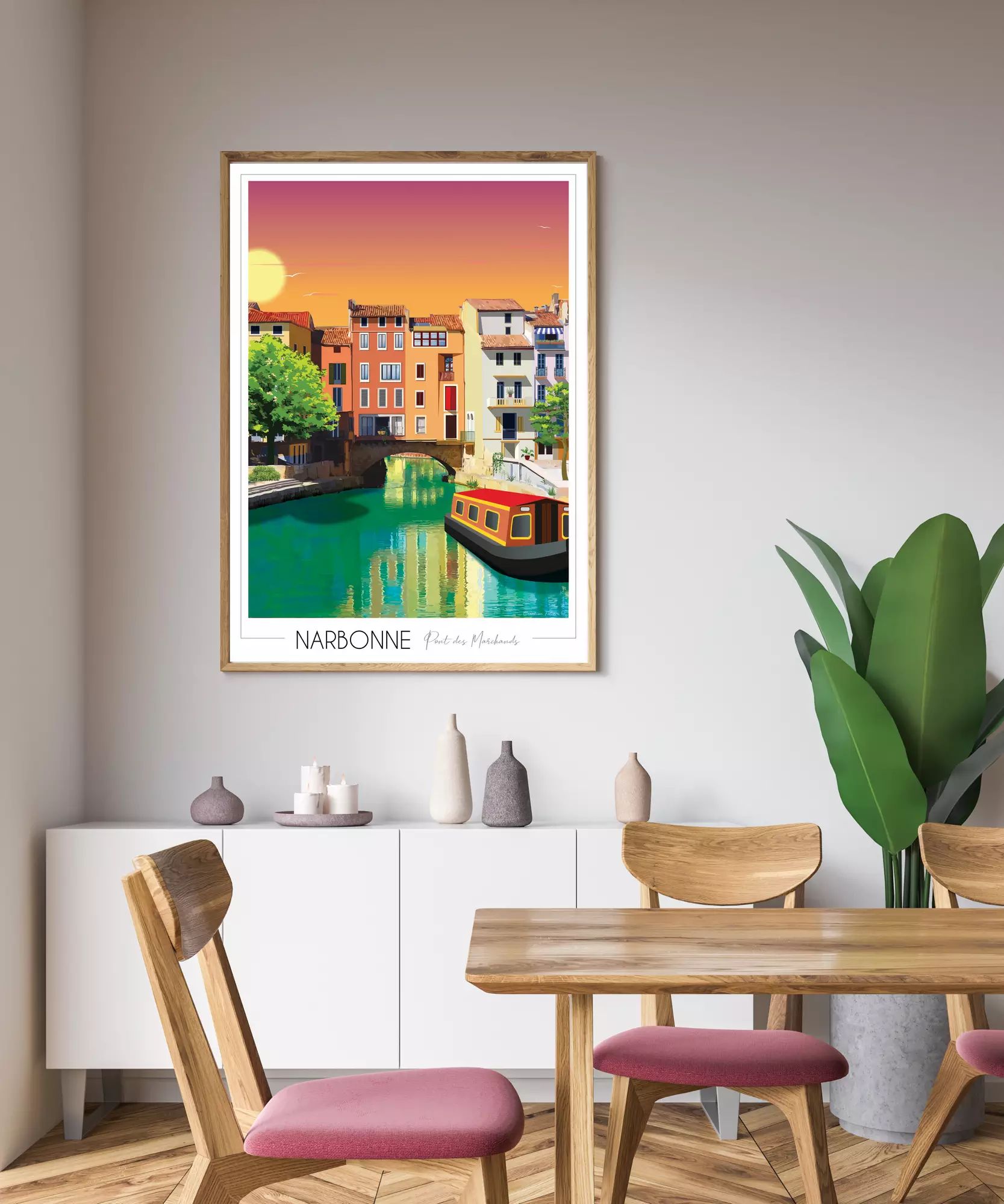 Canal de la robine bateau