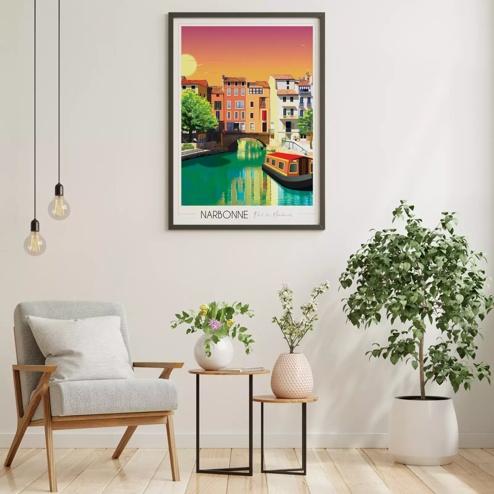 Canal de la robine bateau