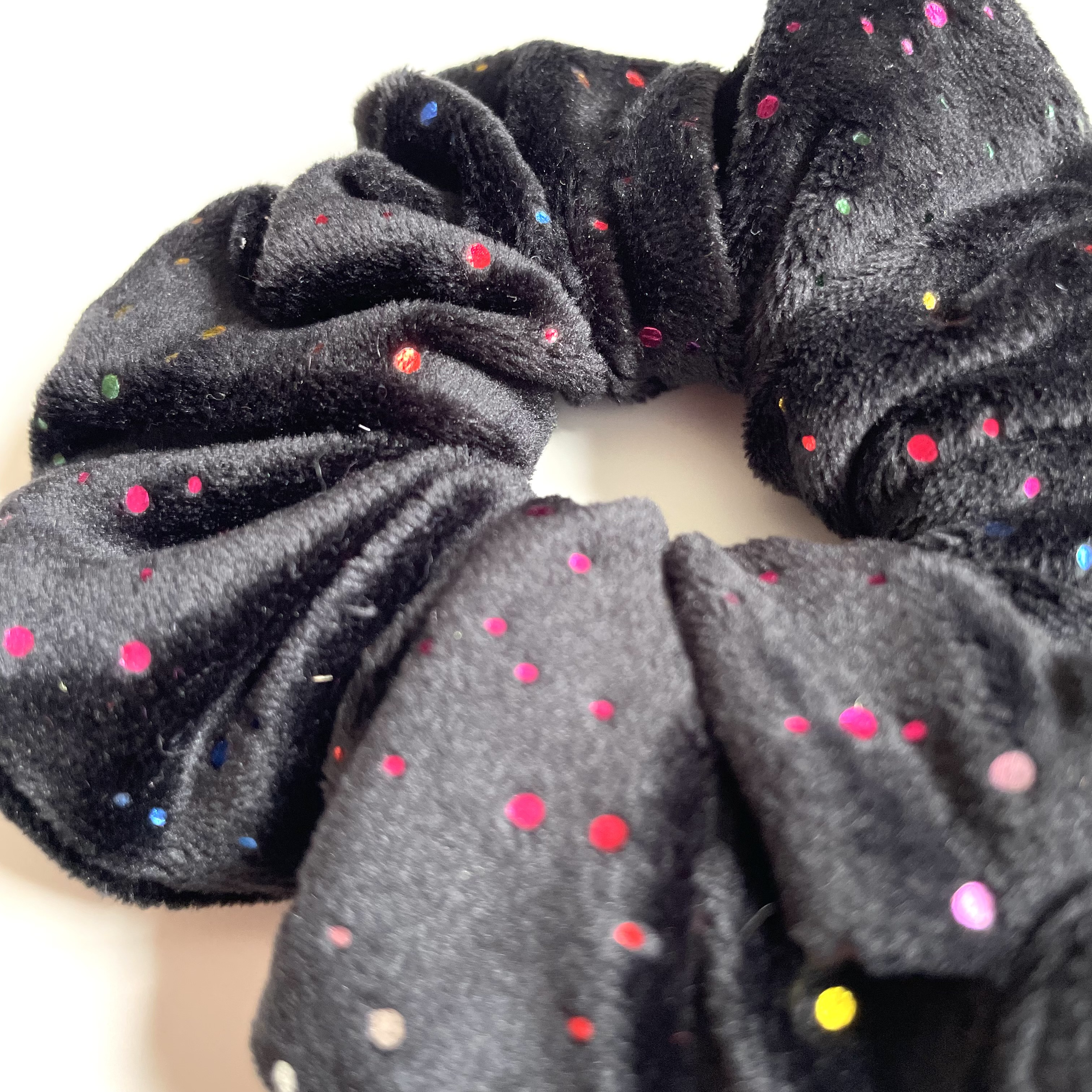 Scrunchie Velvet dots