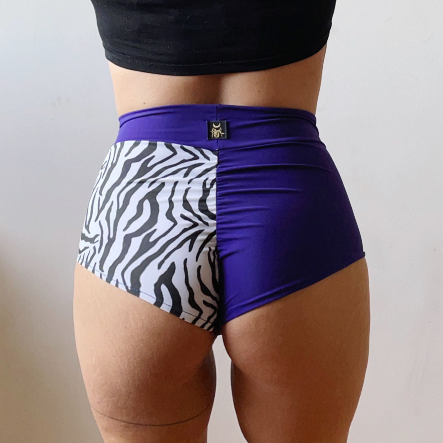Short Combi Zebra Lila oscuro (más colores)