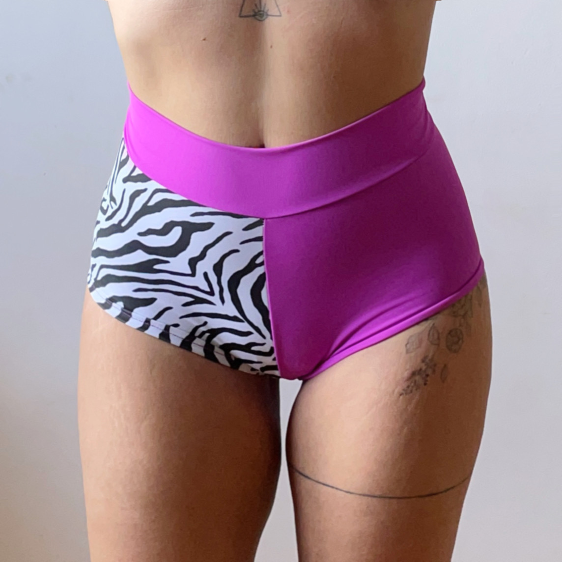 Short Combi Zebra Rosa Malva (más colores)