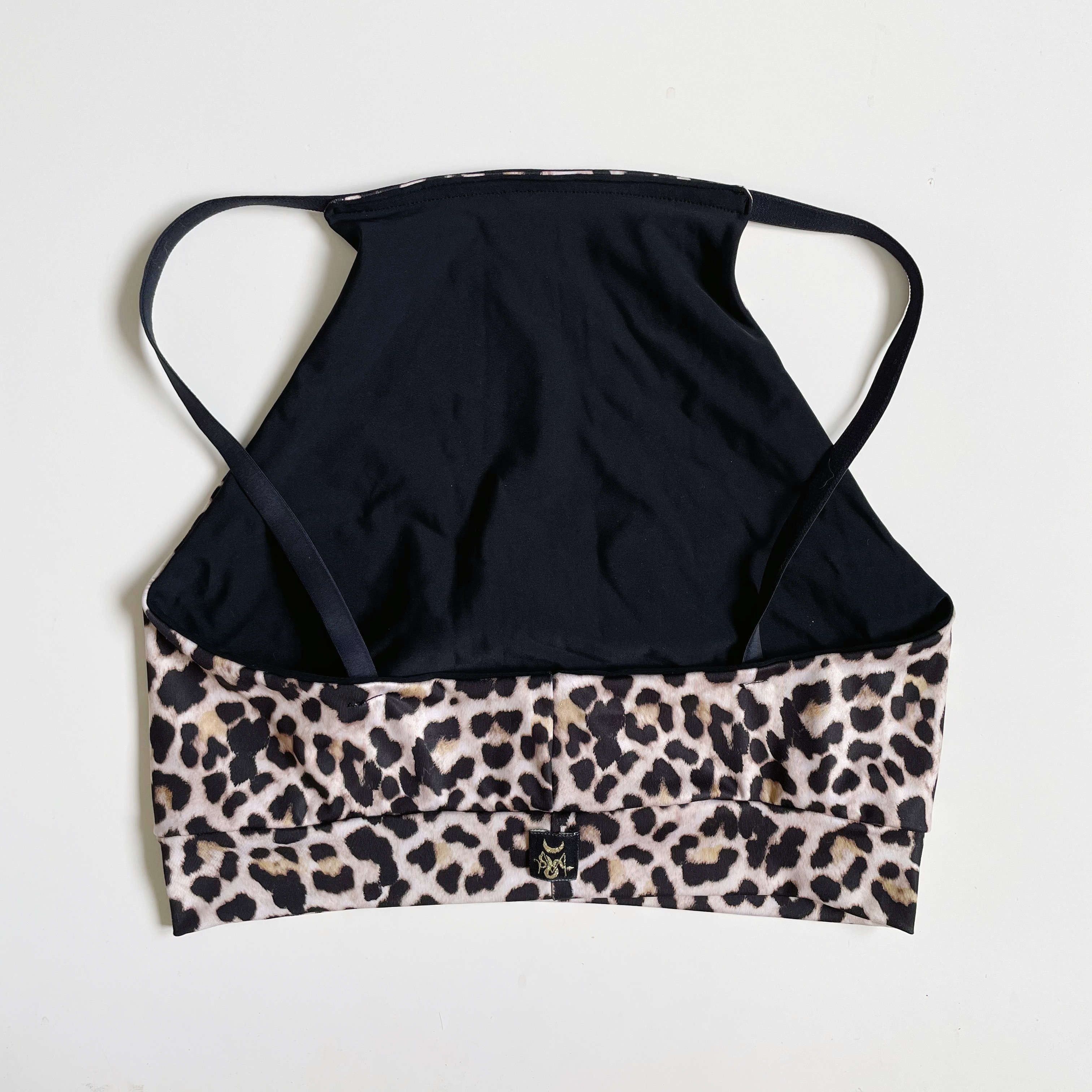 Top Halter Leopardo 