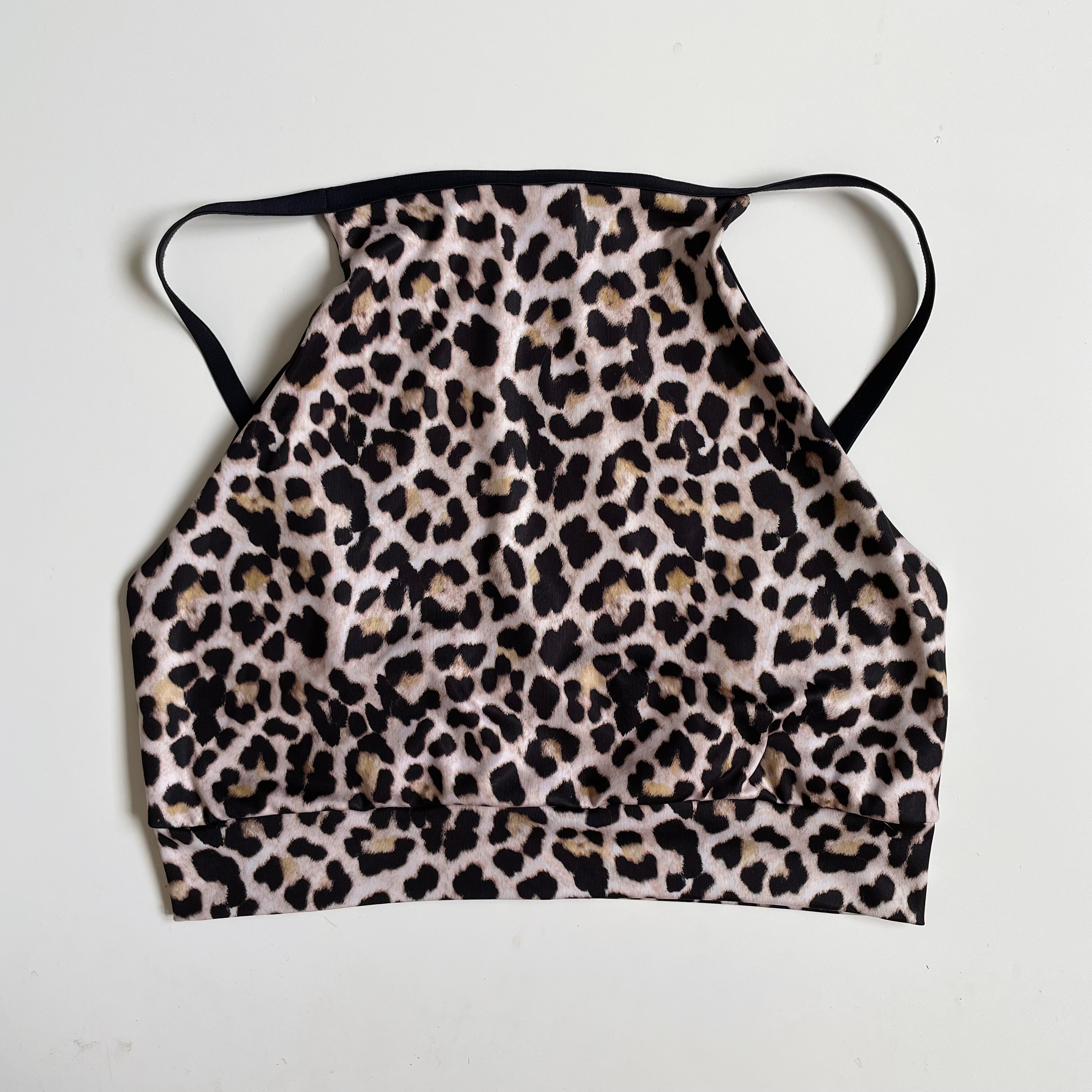 Top Halter Leopardo 