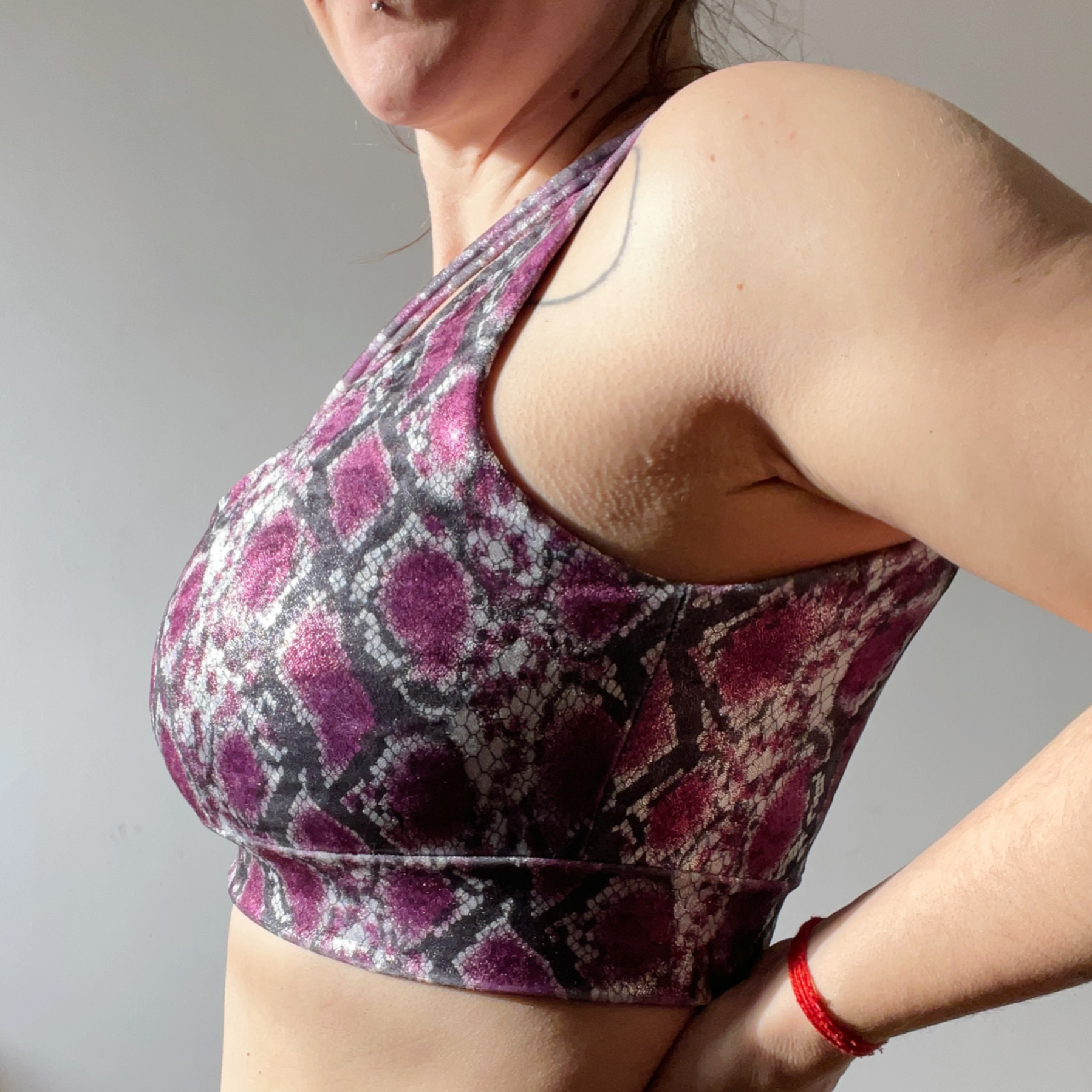 Top Snake Lila