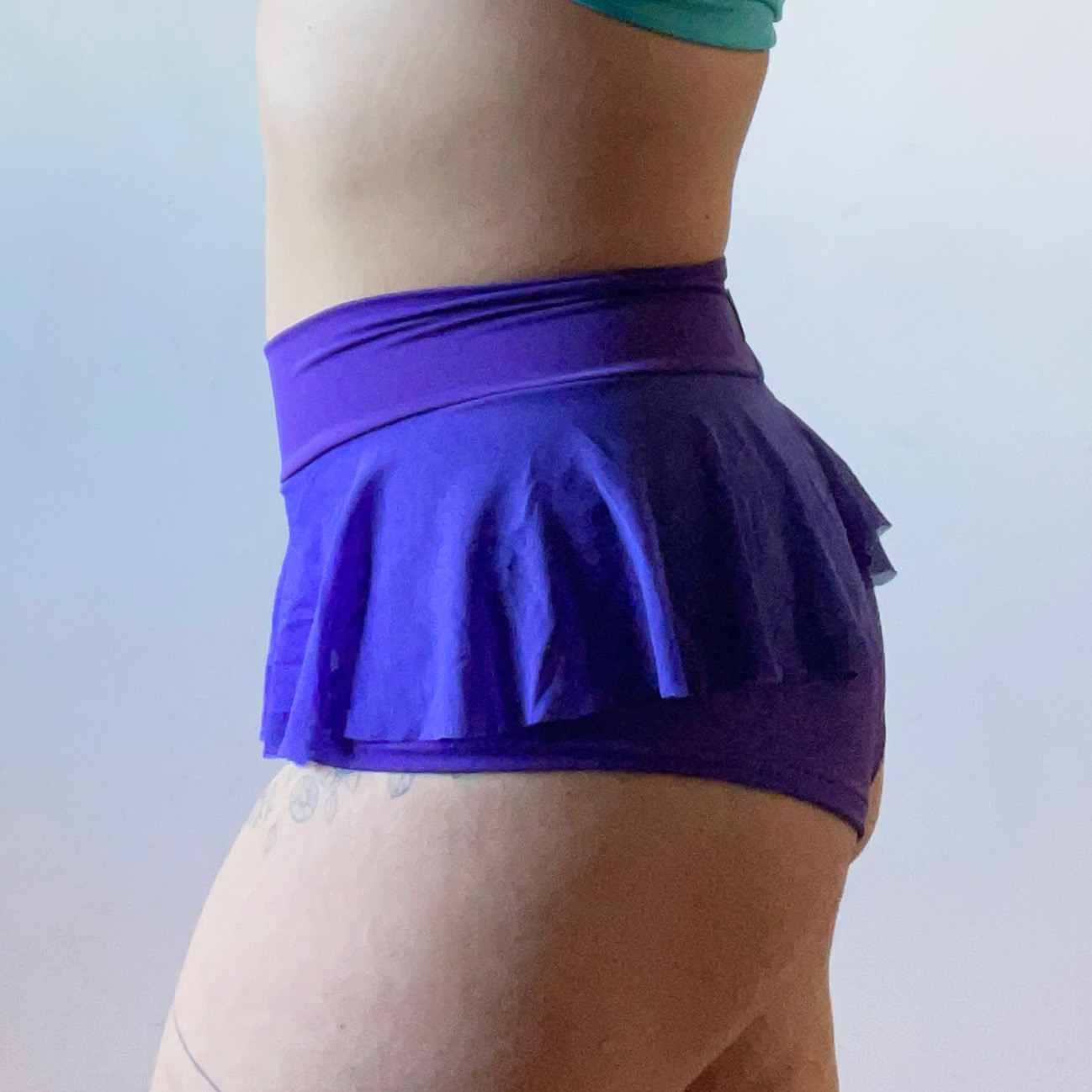 Short Tul Lila Oscuro