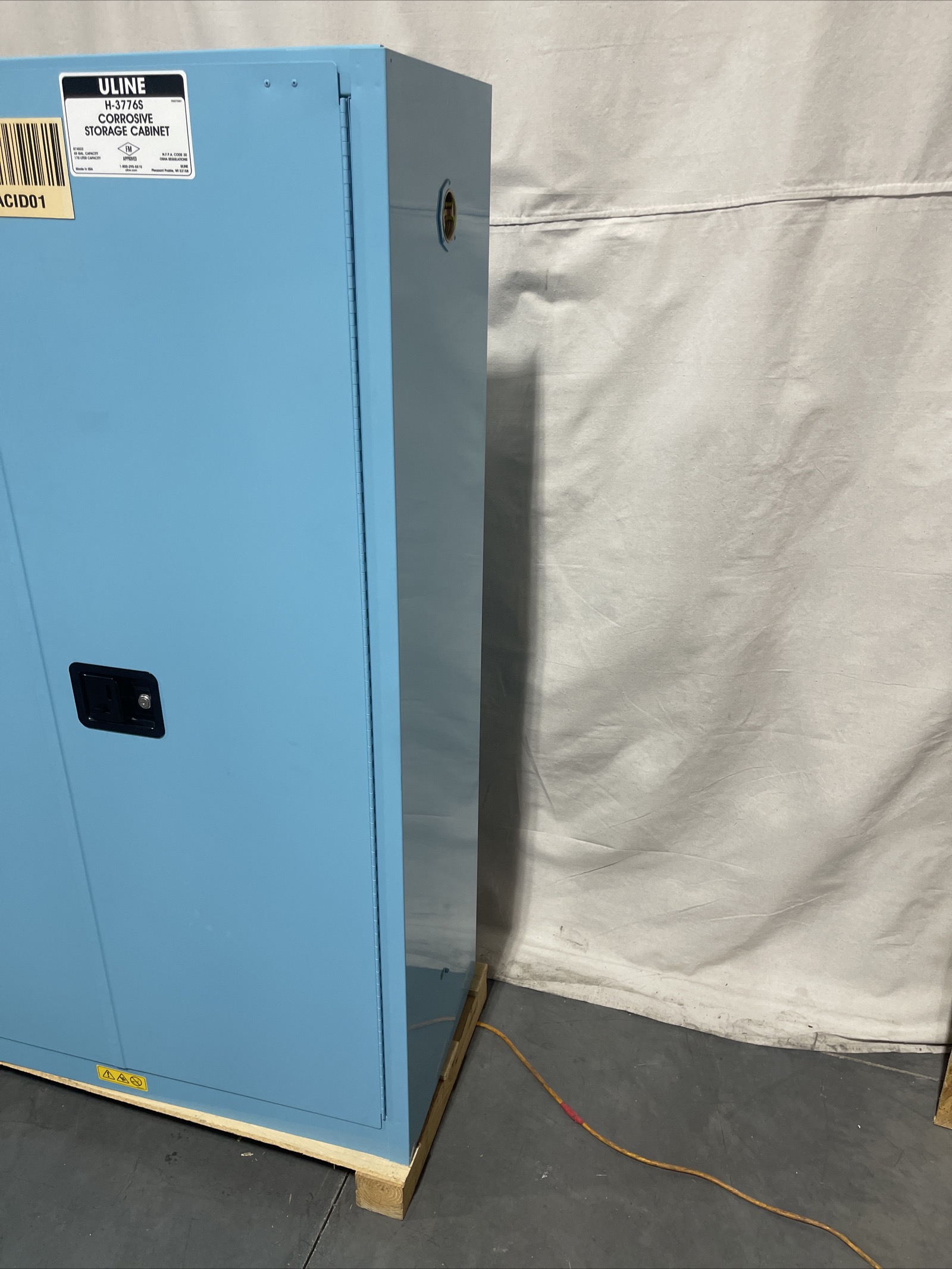 ULINE H-3776S Acid Corrosive Storage Cabinet 