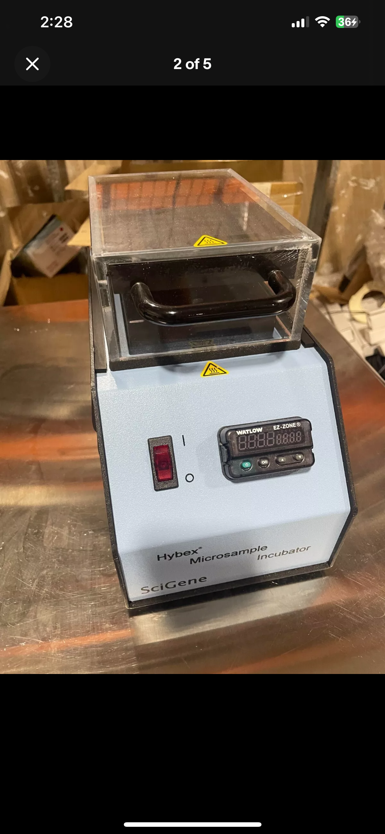 SciGene Hybex Microsample Incubator with Microtube Block 230V