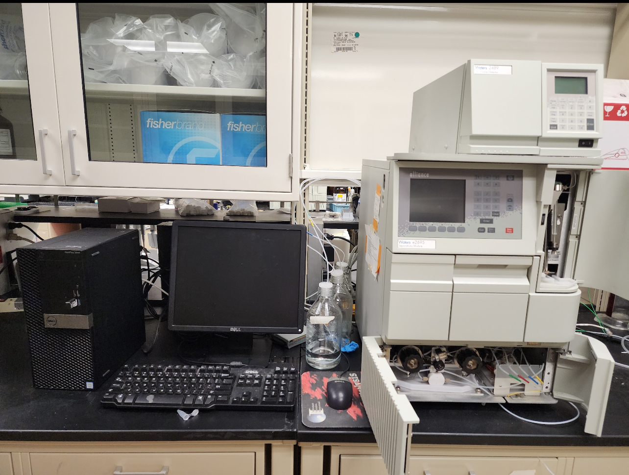 Waters HPLC e2695/waters 2489 UV/Visible Detector