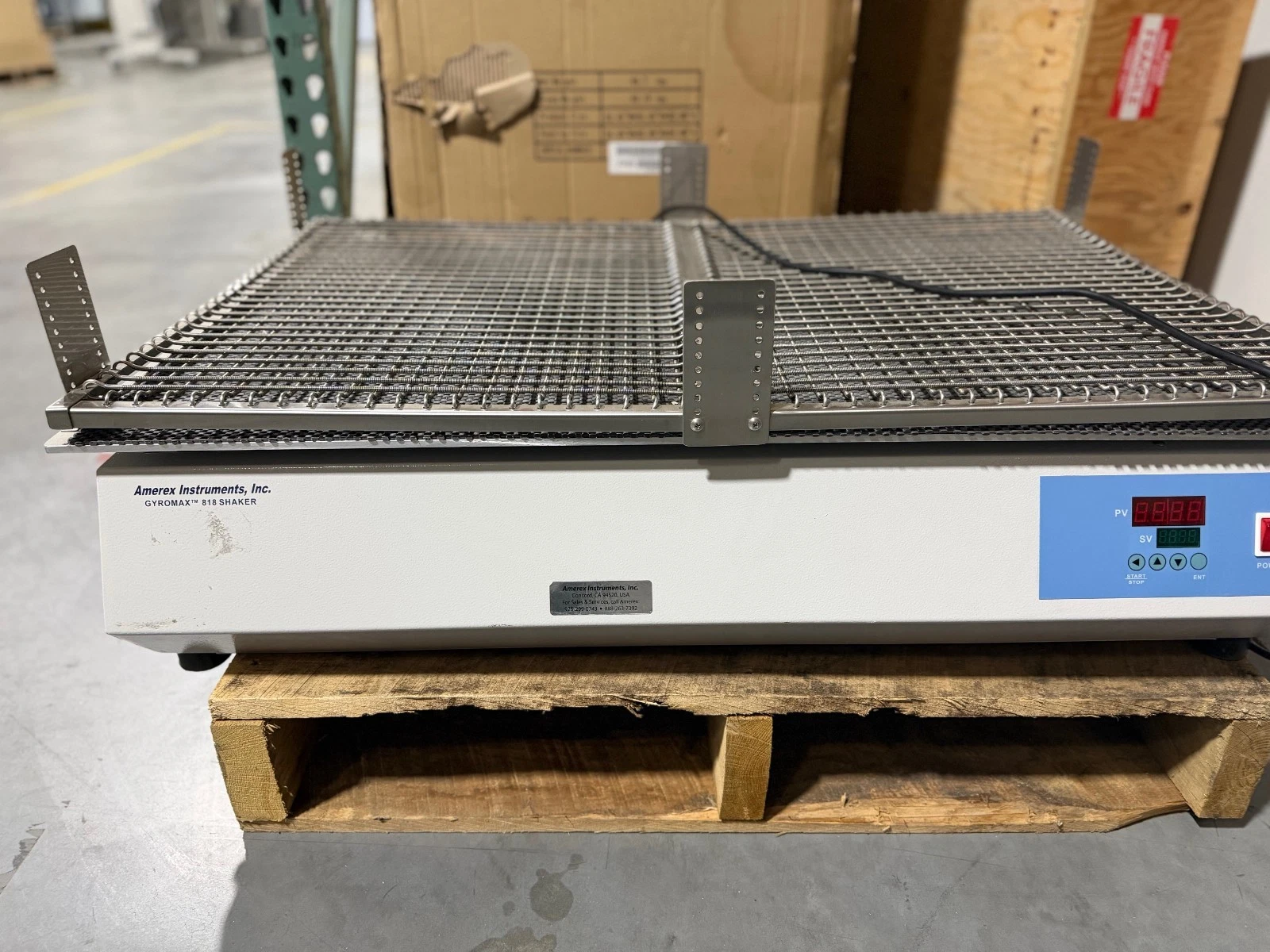 Amerex Instruments Gyromax 818 open air shaker table 