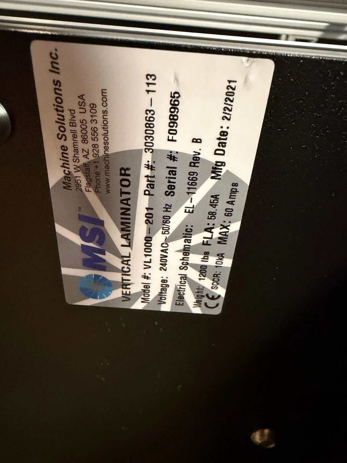 Share MSI VL1000 Vertical Laminator Catheter Tubing Reflow Shrink Medical Device