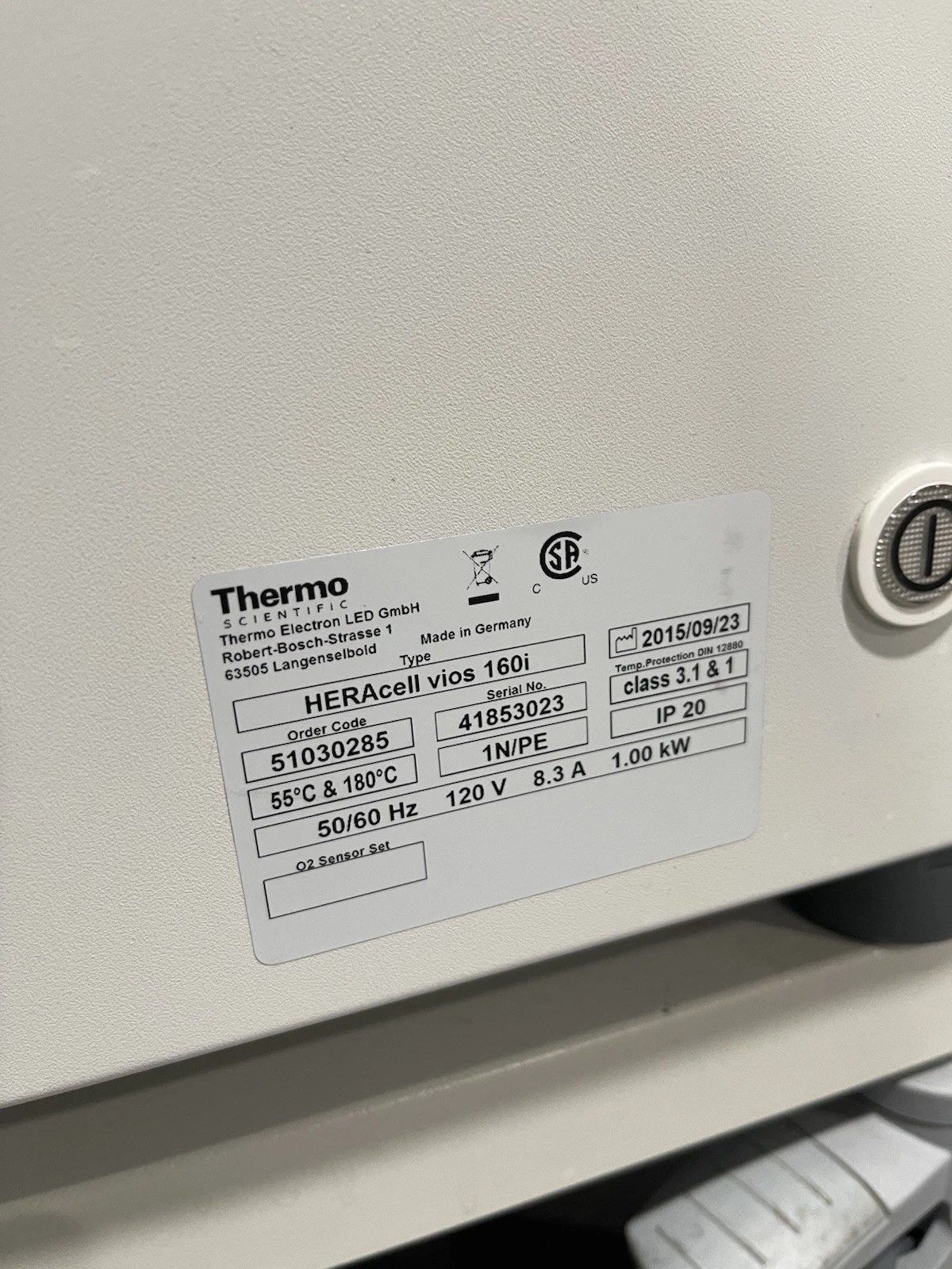 Share Thermo Heracell™ VIOS 160i CO2 Incubator, 165 L, Stainless Steel