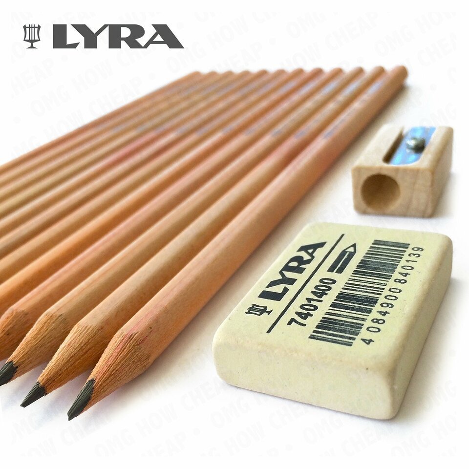 Natūralios gumos trintukas LYRA, 2 vnt. 