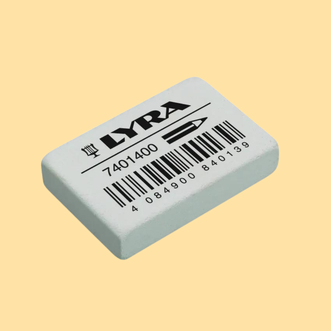 Natūralios gumos trintukas LYRA, 2 vnt. 