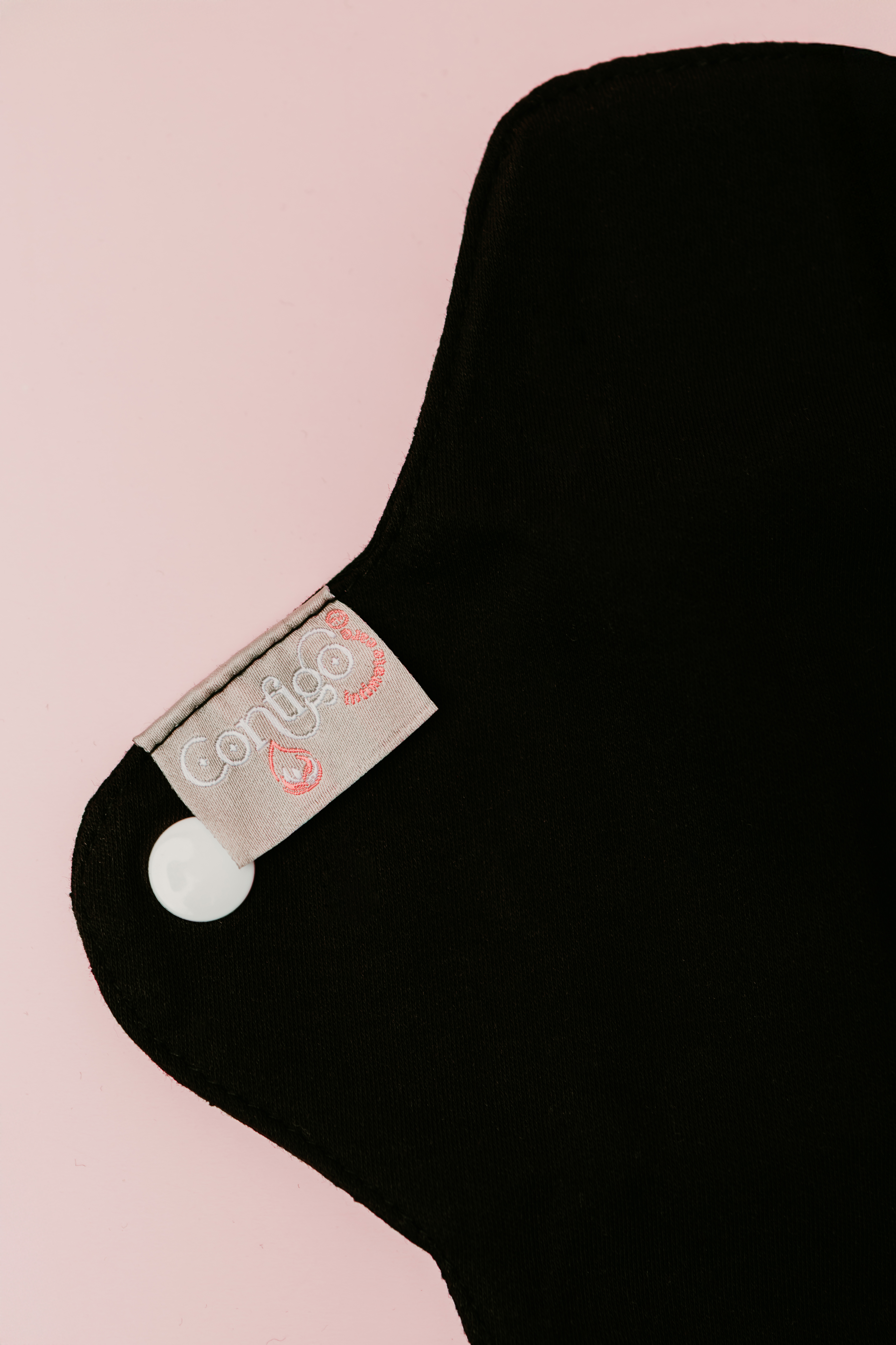 Contigo Black Panty Liners- Reusables 100% Organic Cotton