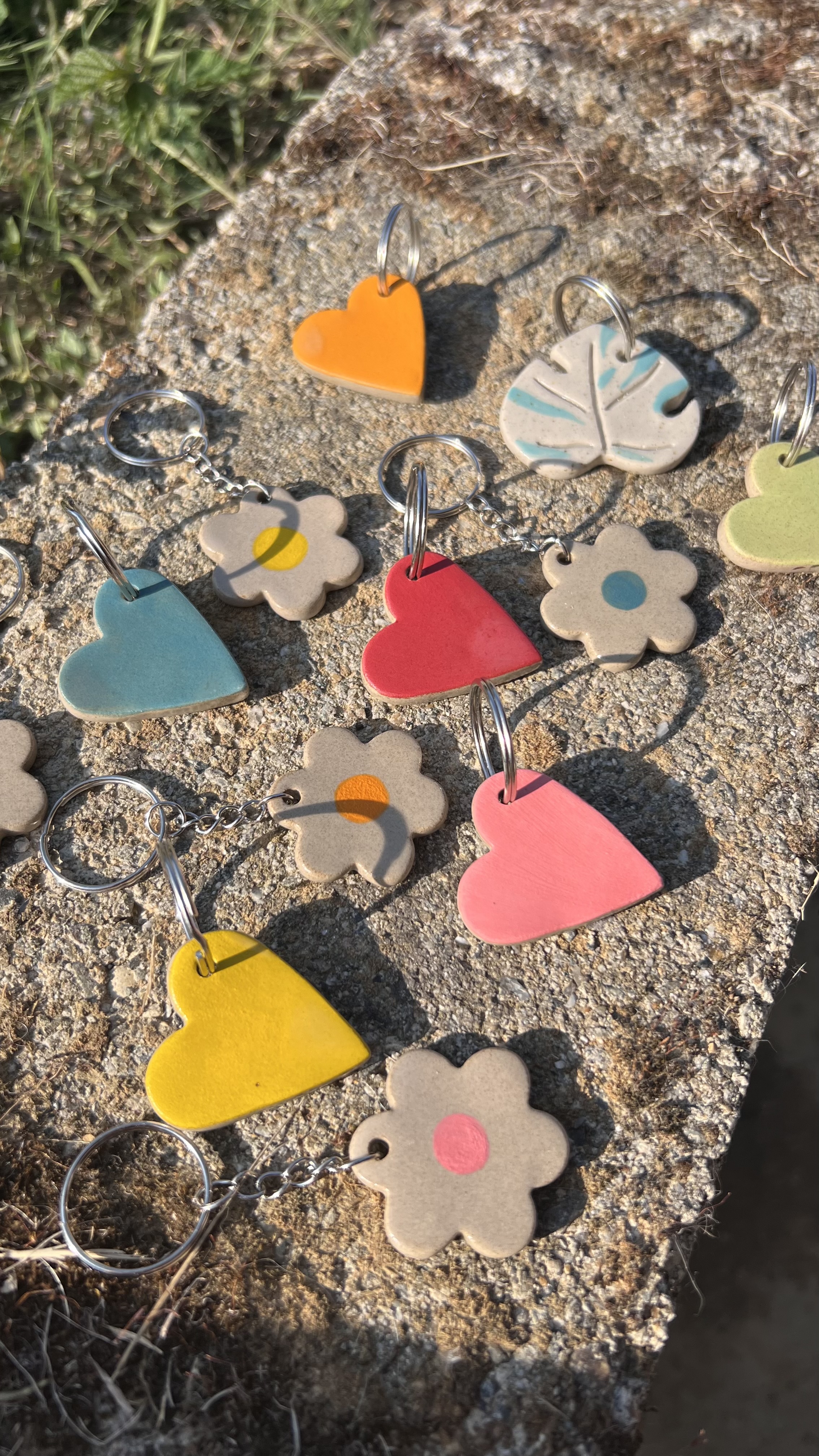 Porte-clés Feuille Monstera