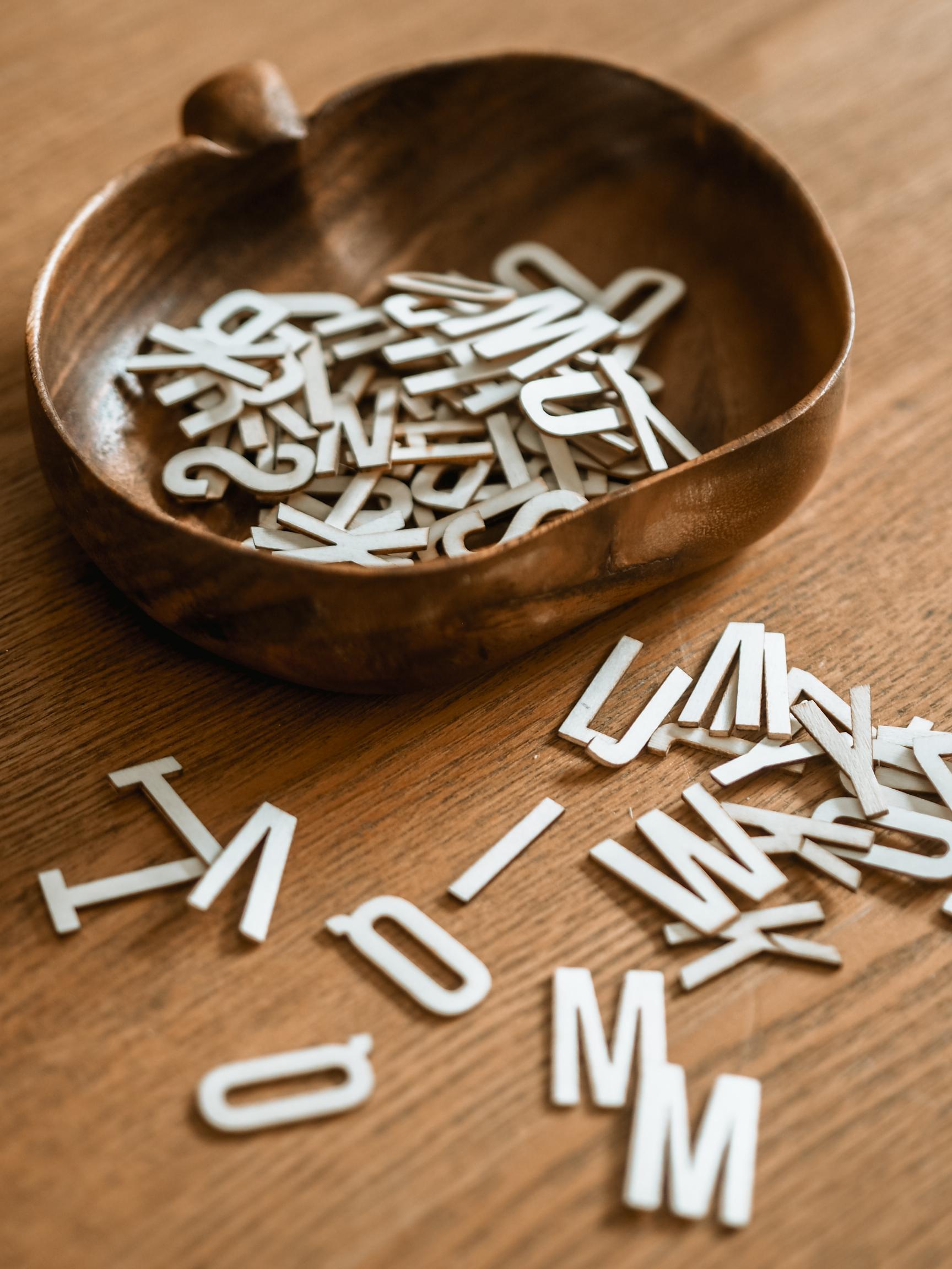 Houten letters