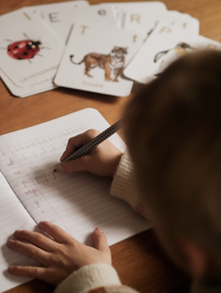 Schrijfschrift beginnende schrijvertjes