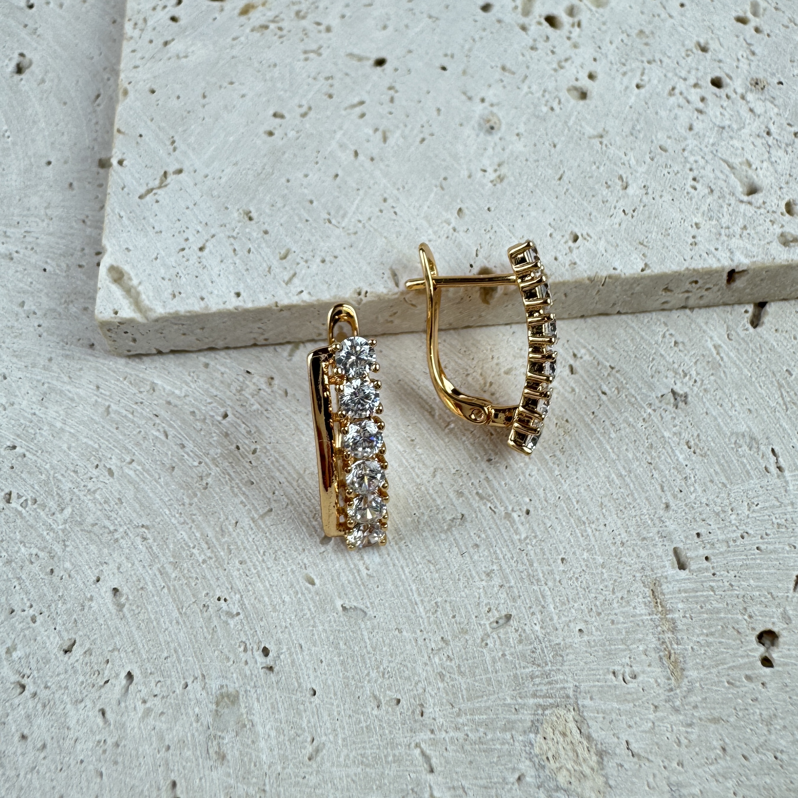 Auskarai Tylos Linija