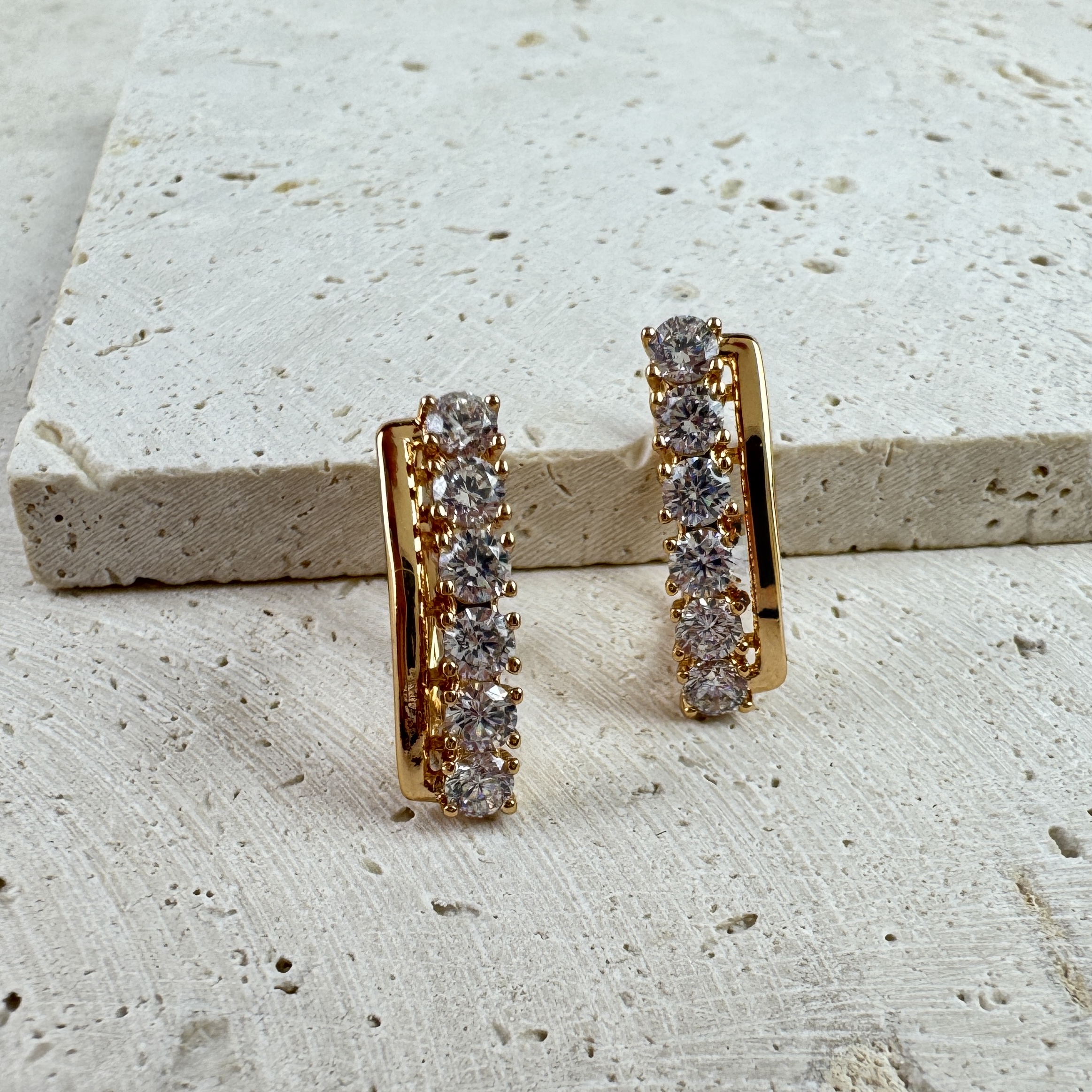 Auskarai Tylos Linija