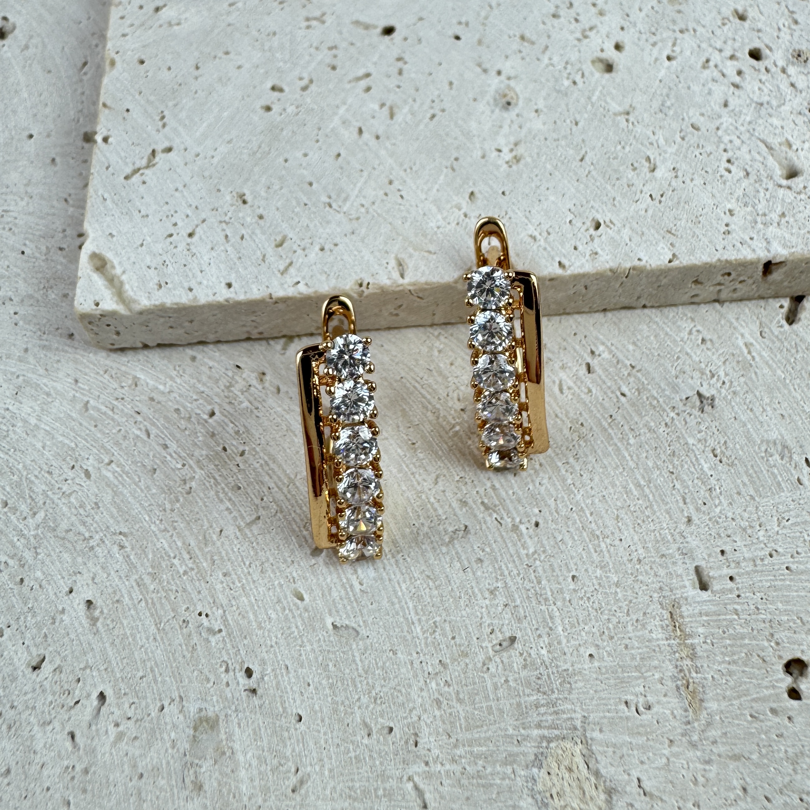 Auskarai Tylos Linija