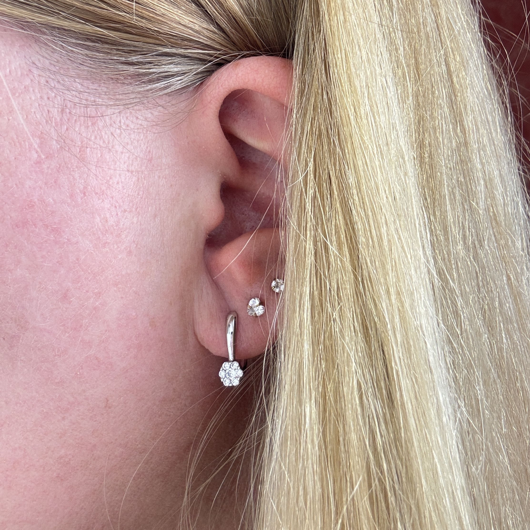 Auskarai Švytintis Žiedas