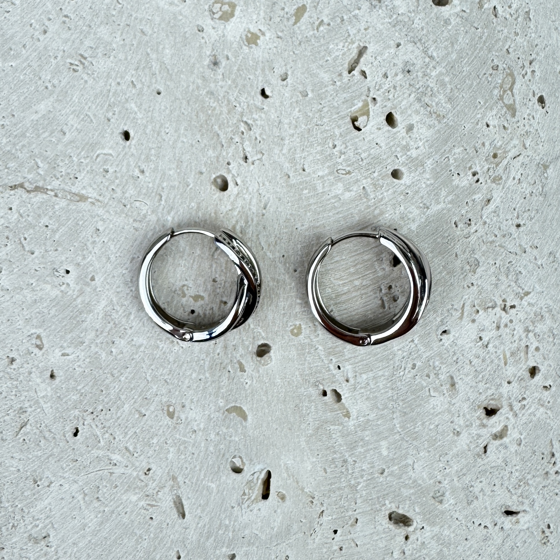 Auskarai Spindinti Banga