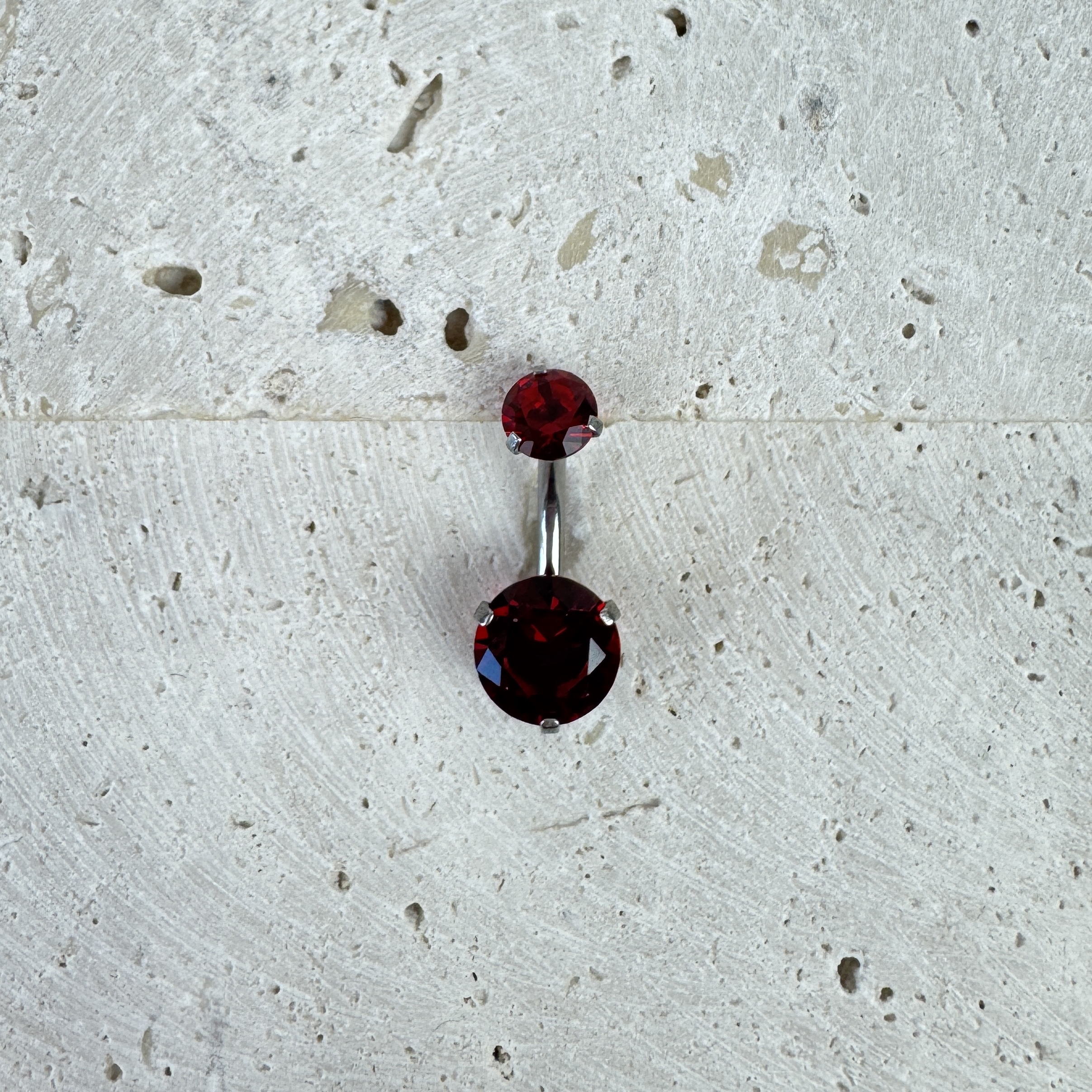 Bambos auskaras Clear Glow