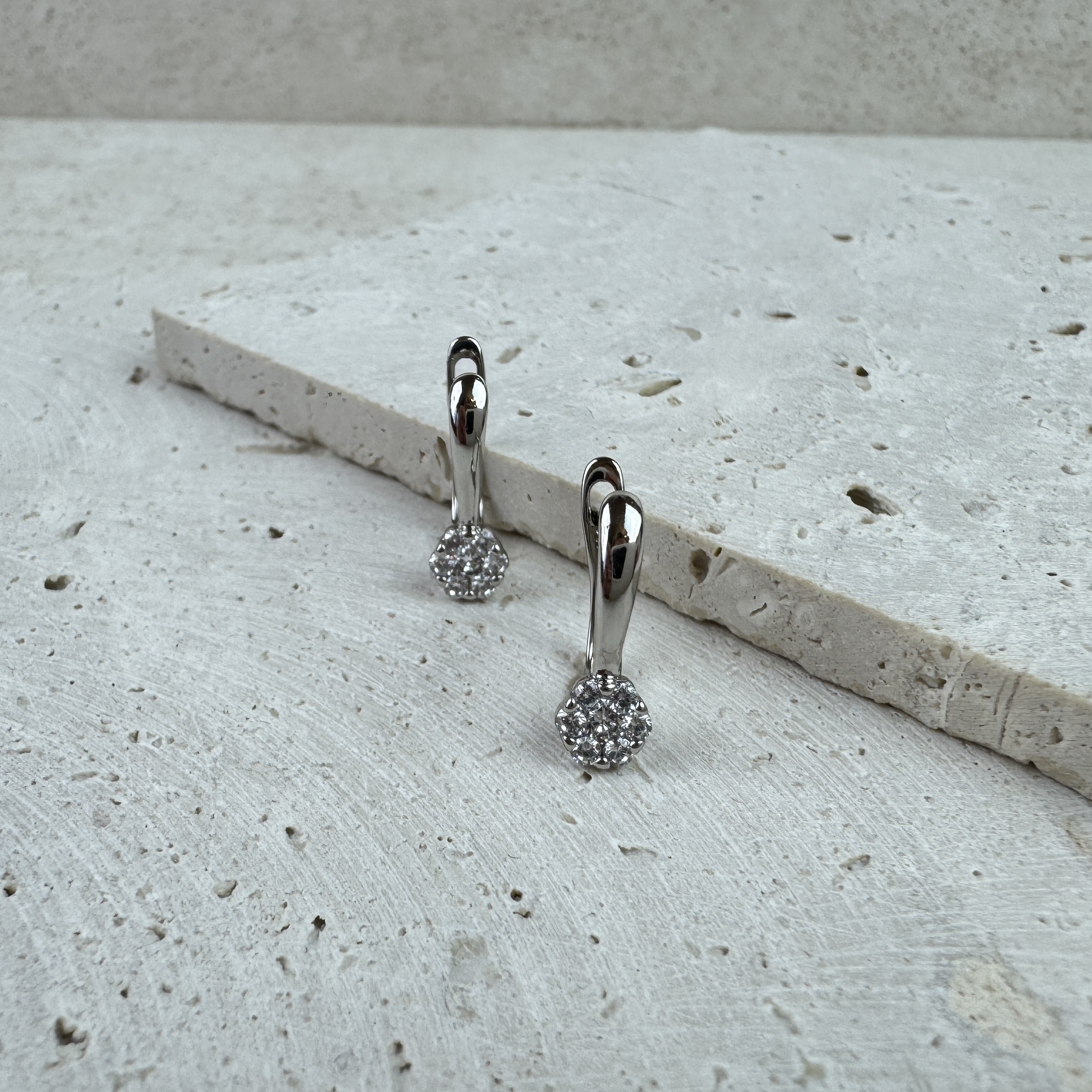 Auskarai Švytintis Žiedas