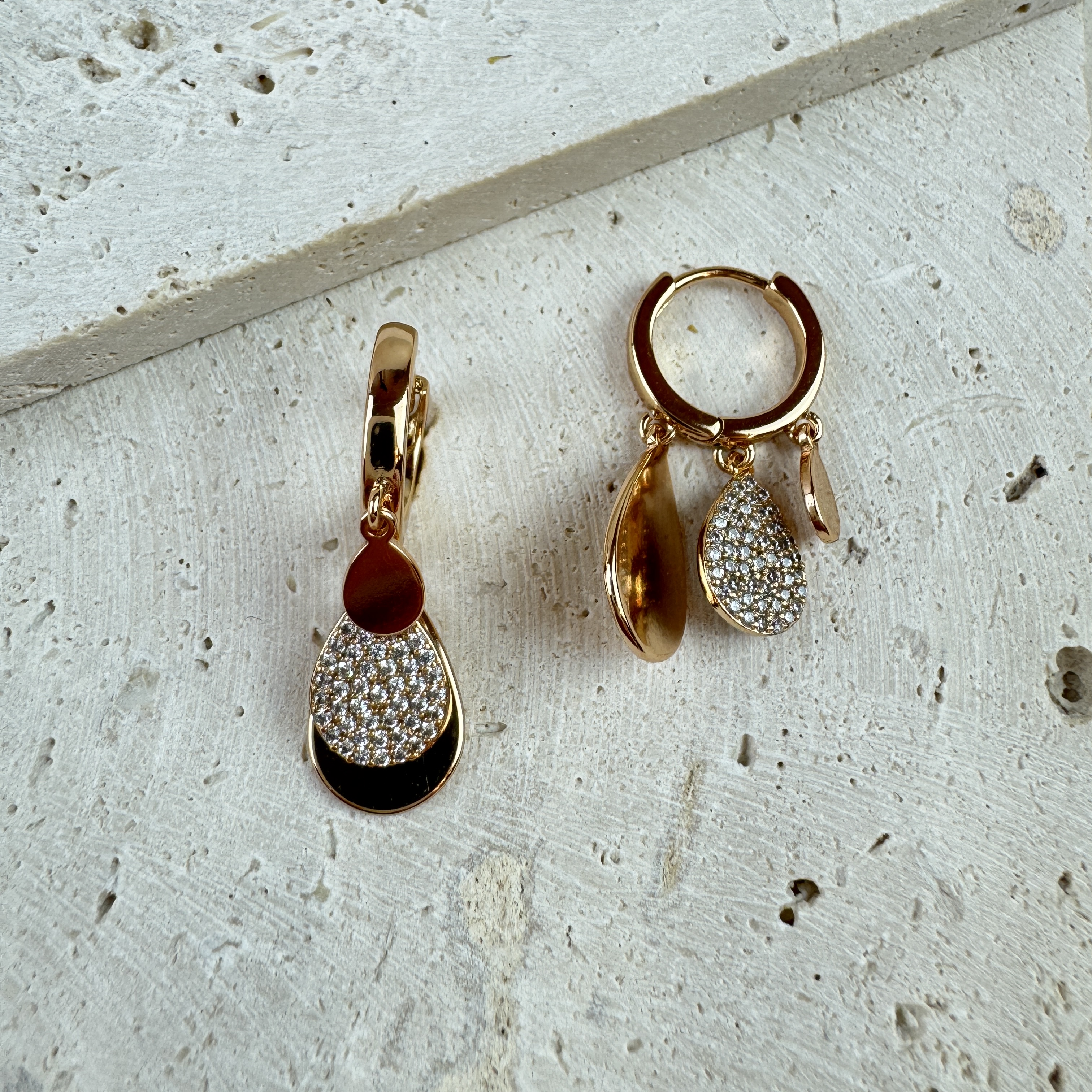 Auskarai Šviesos Lašai