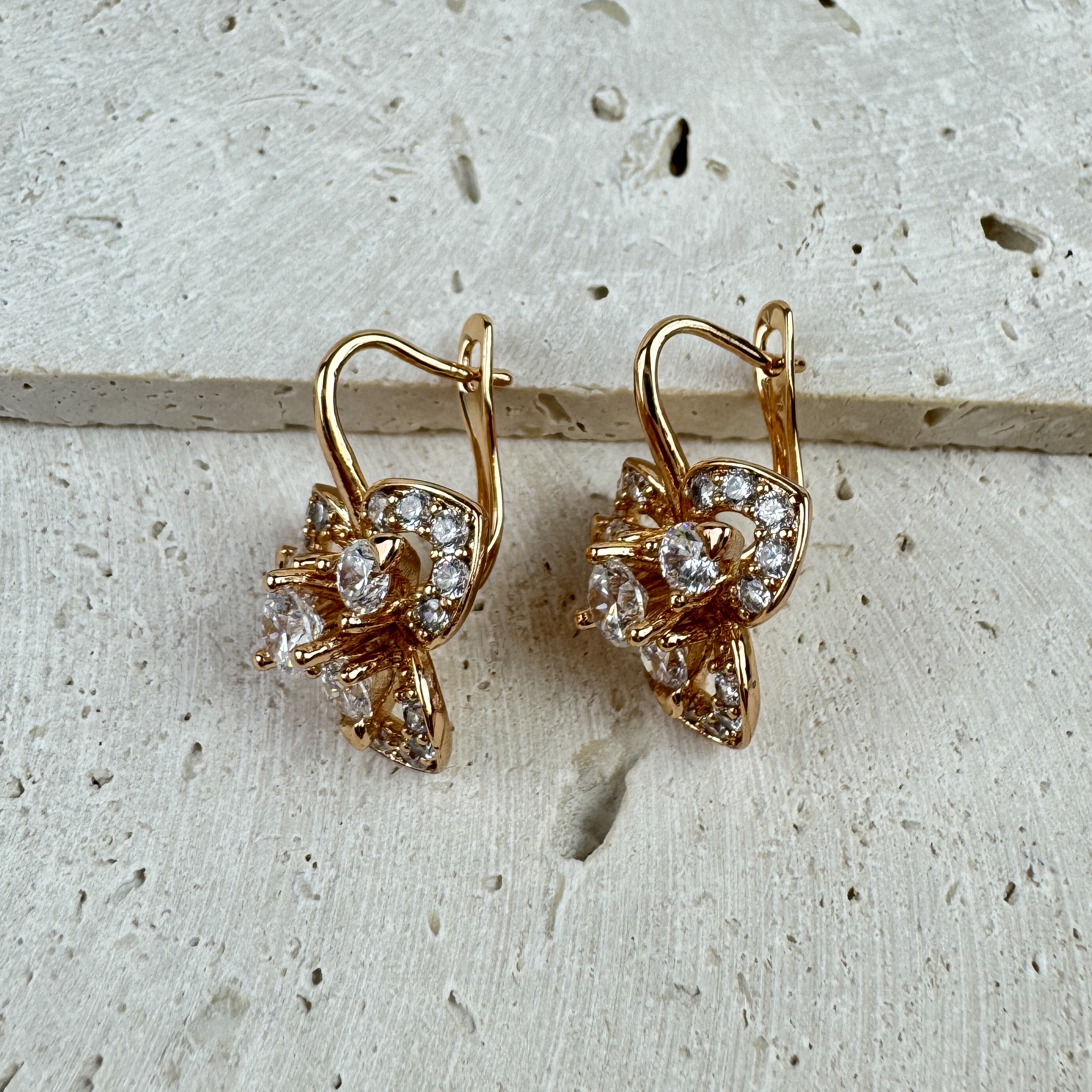 Auskarai Lotoso Žiedas