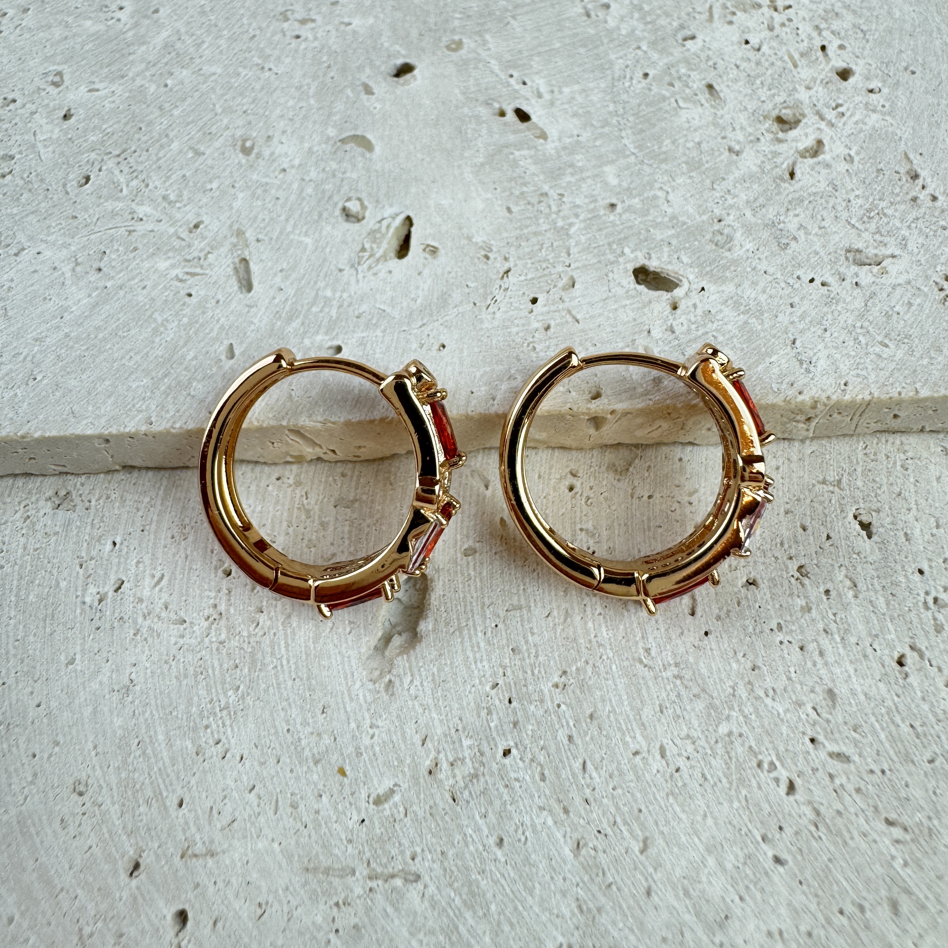 Auskarai Širdies Žara