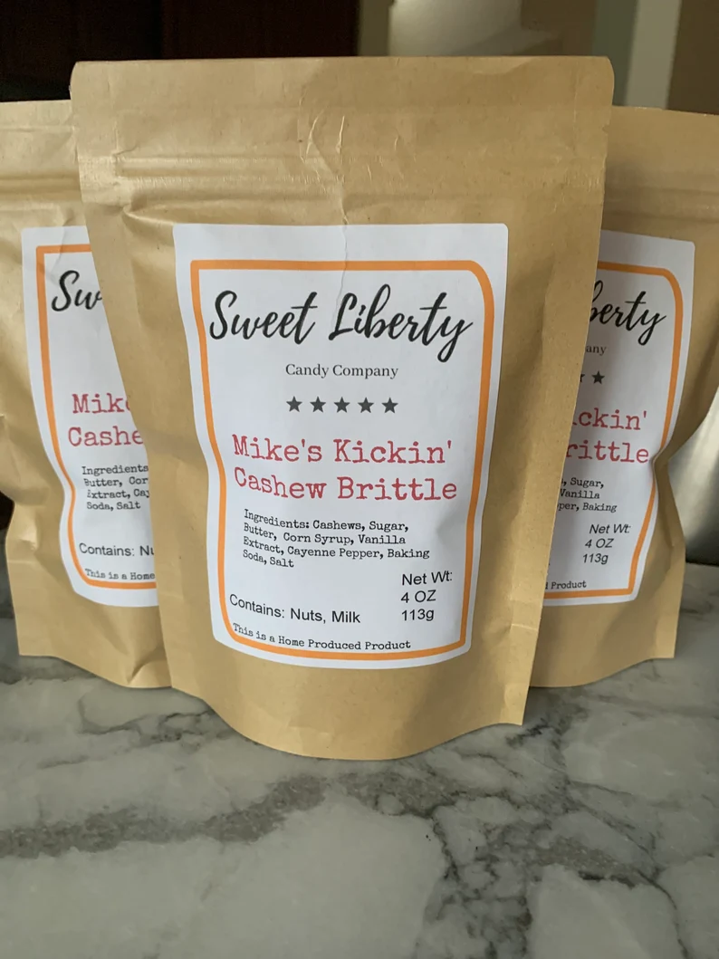 Mike’s Kickin’ Cashew Brittle