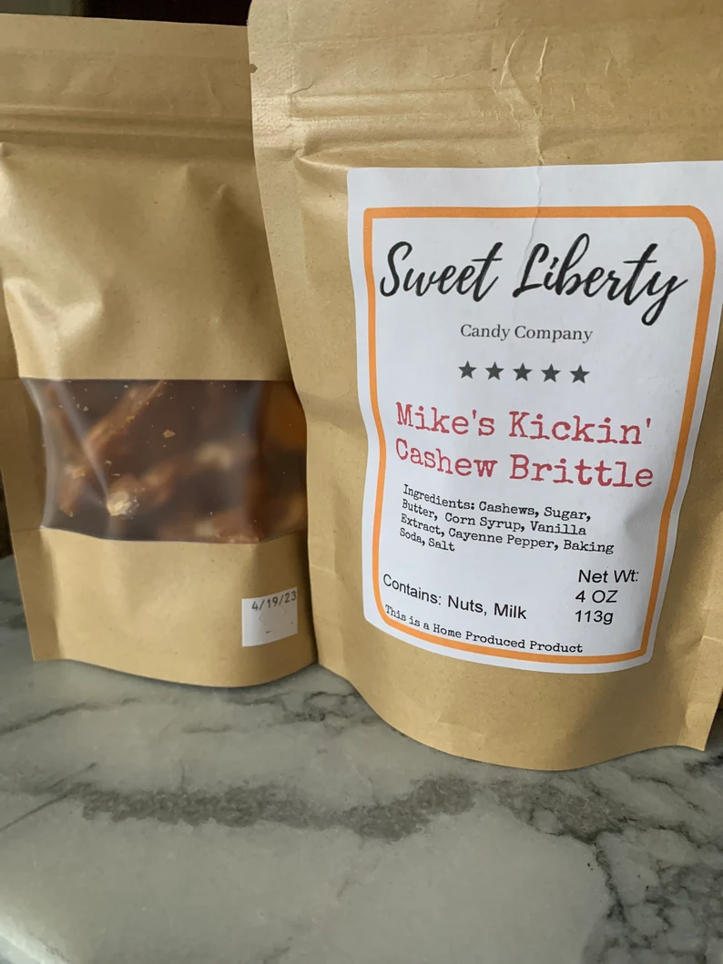 Mike’s Kickin’ Cashew Brittle