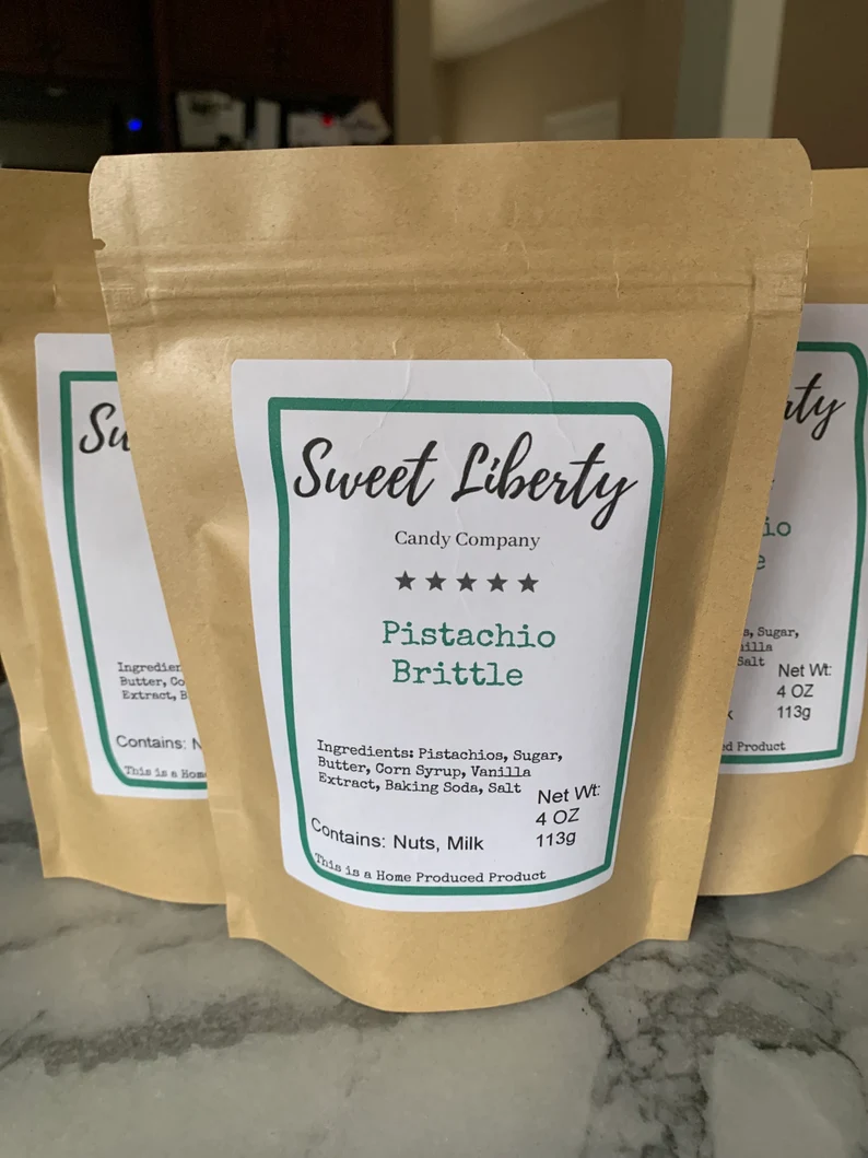 Pistachio Brittle
