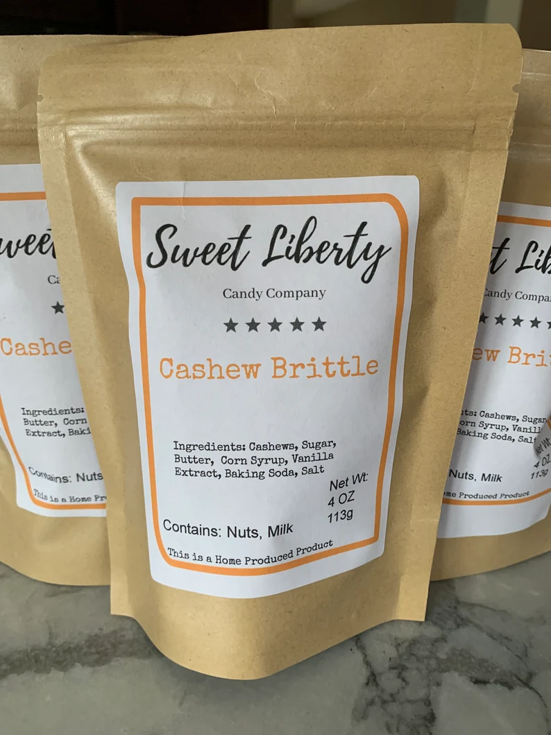 Cashew Brittle