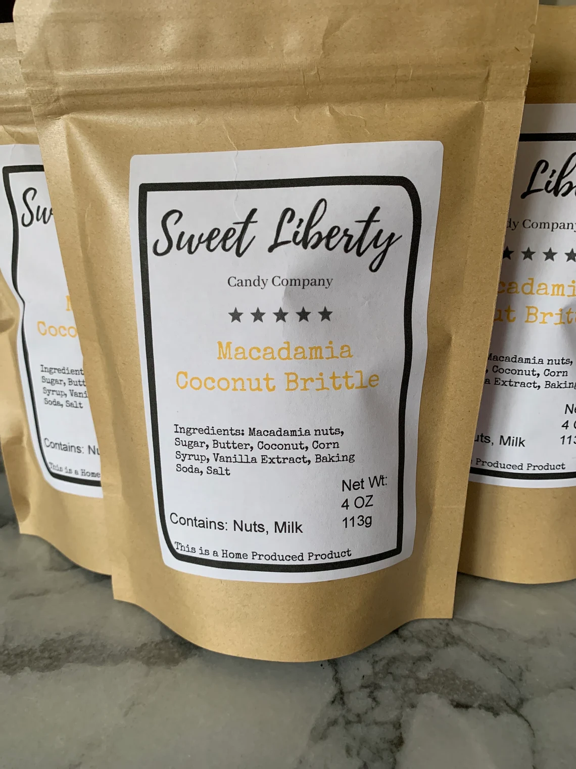 Macadamia Coconut Brittle