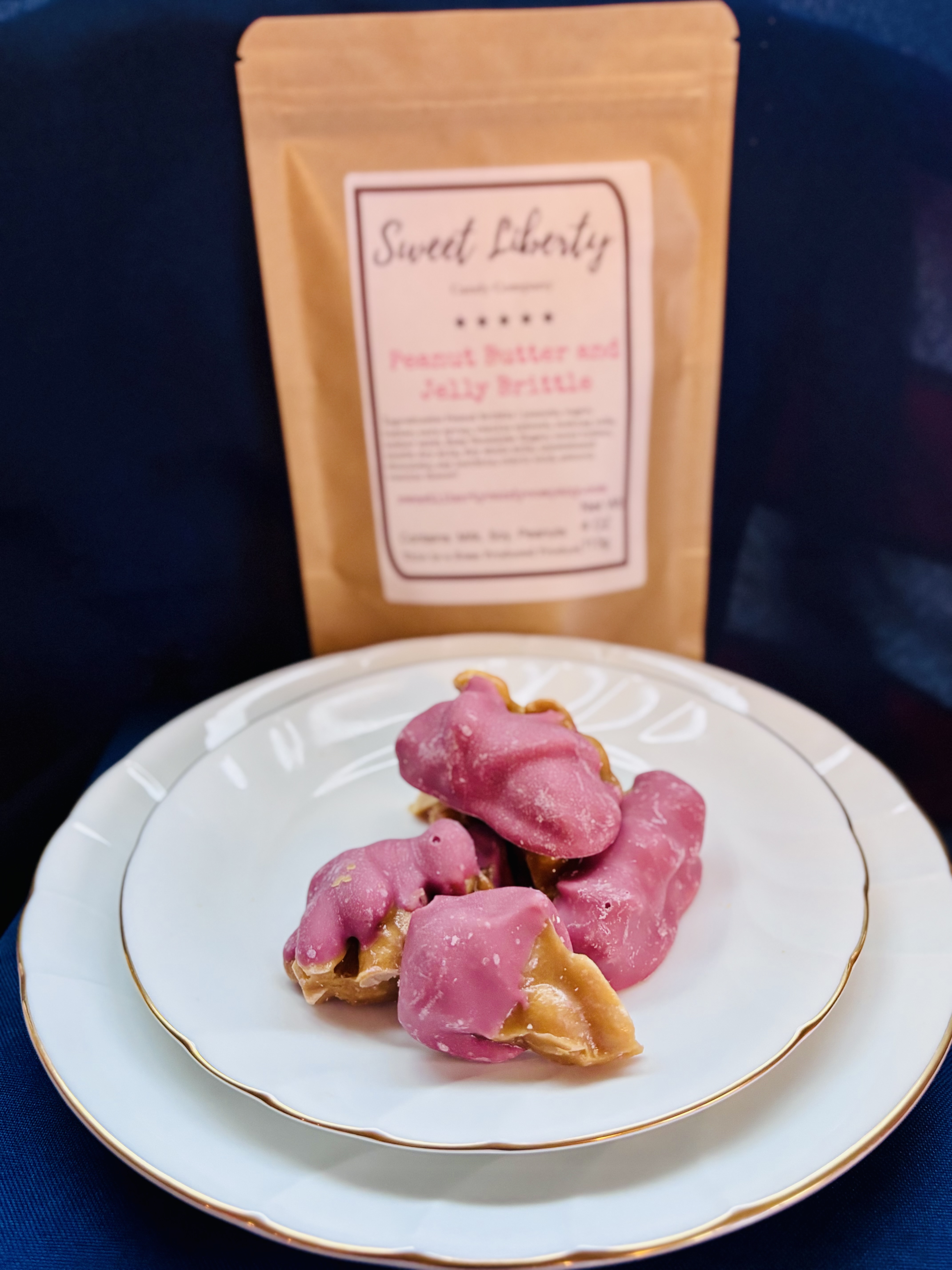 Peanut Butter and Jelly Brittle