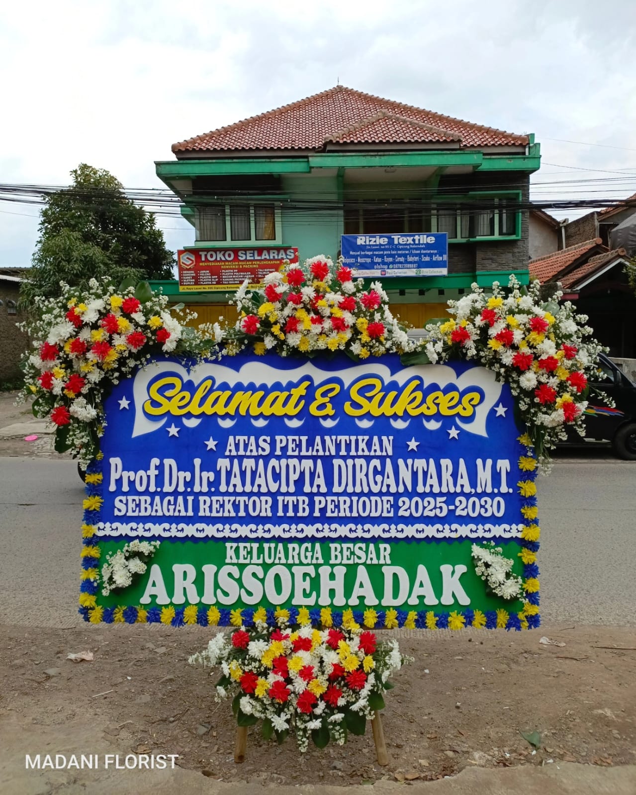 Bunga papan pelantikan / sertijab