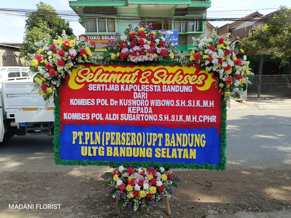 Bunga papan pelantikan / sertijab