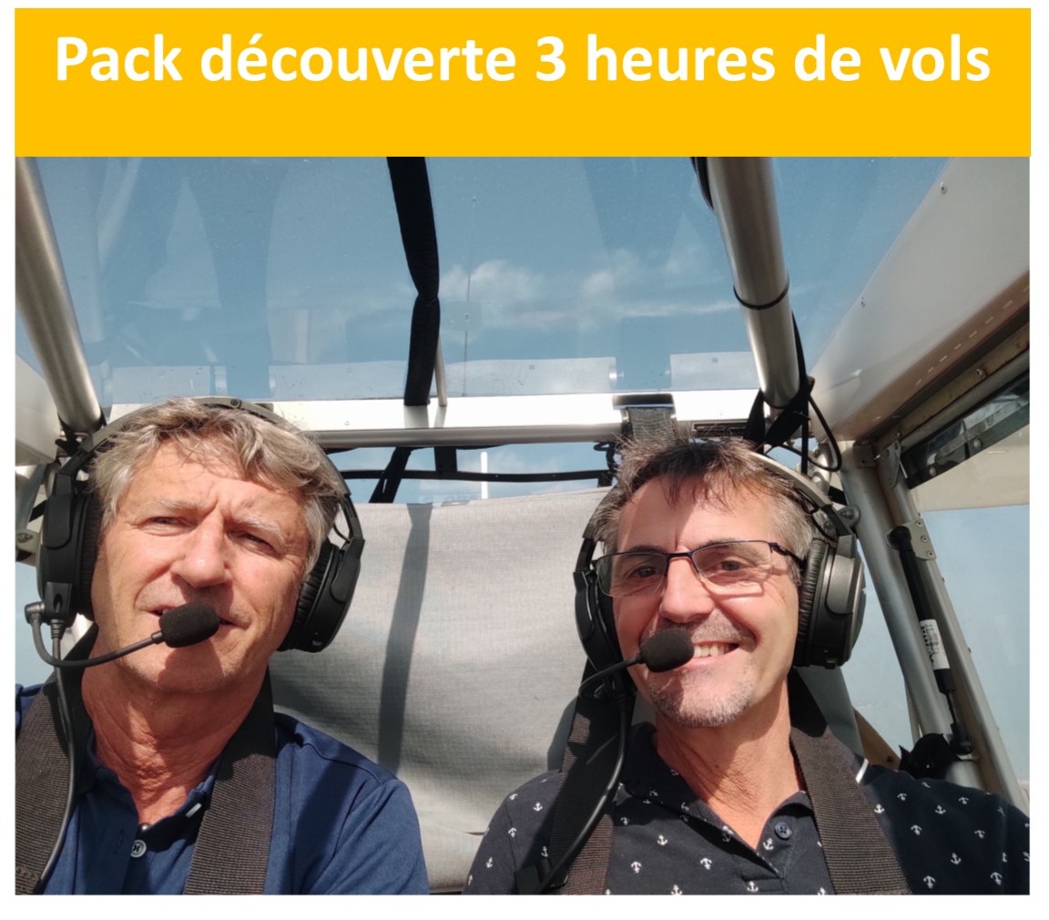 Pack découverte 3 heures de vol
