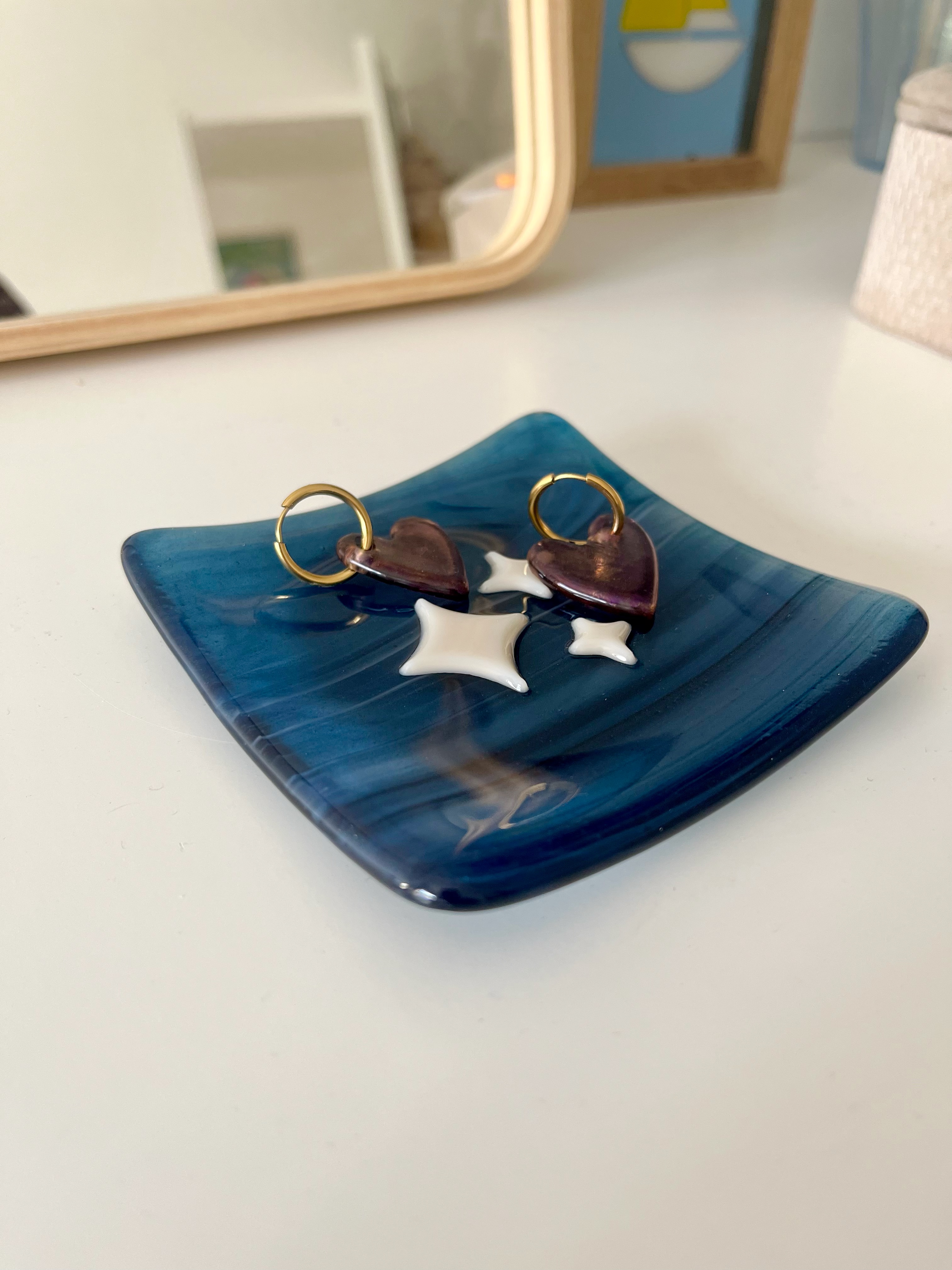 Coupelles à bijoux - étoiles, lune ou coeur 