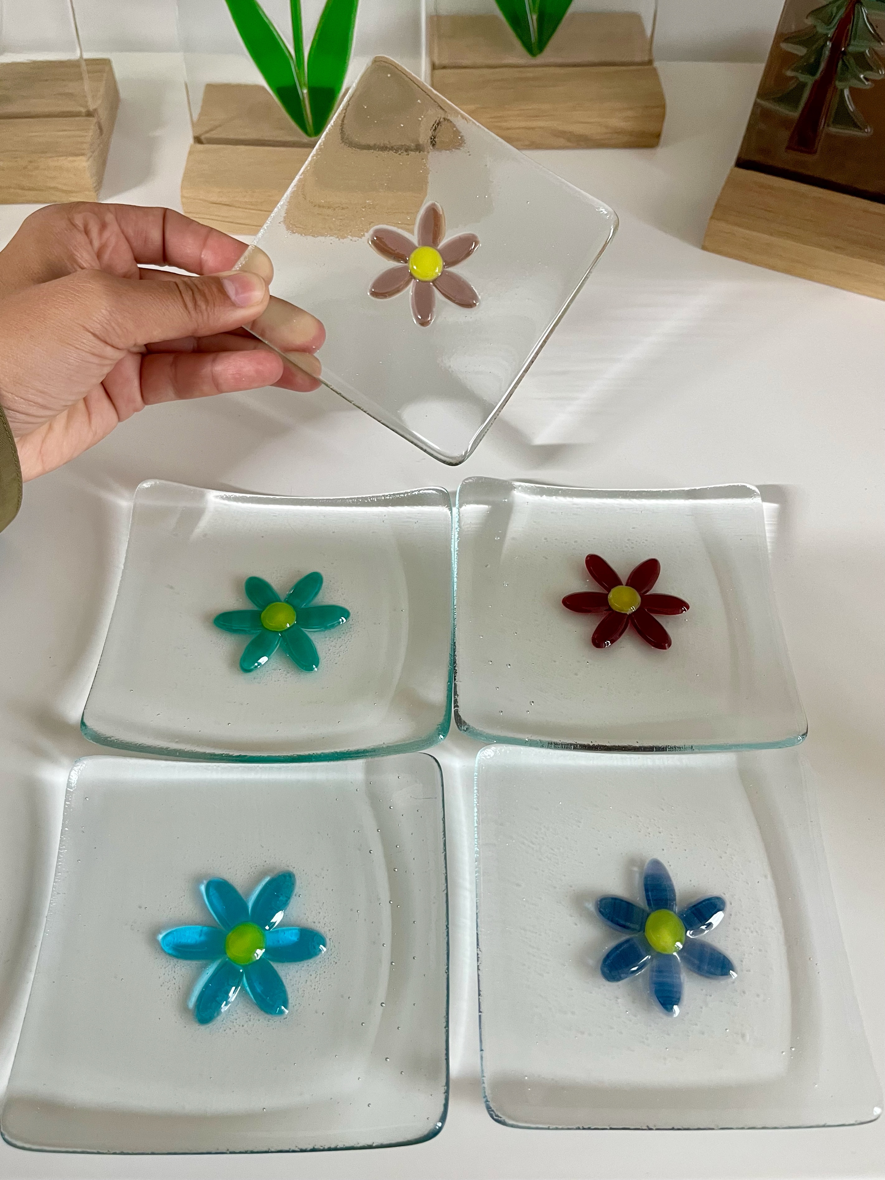 Coupelle à bijoux fleurie