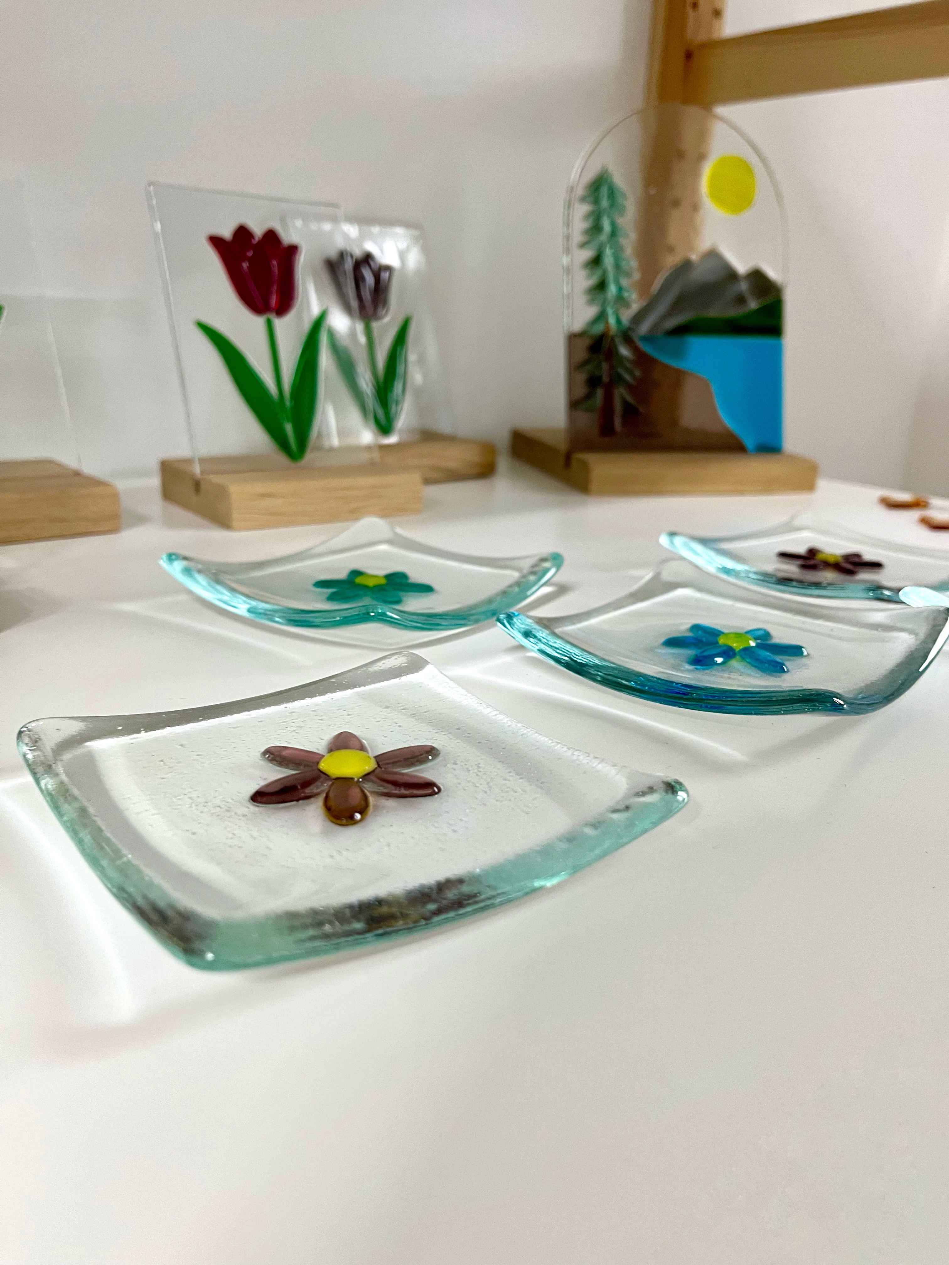 Coupelle à bijoux fleurie