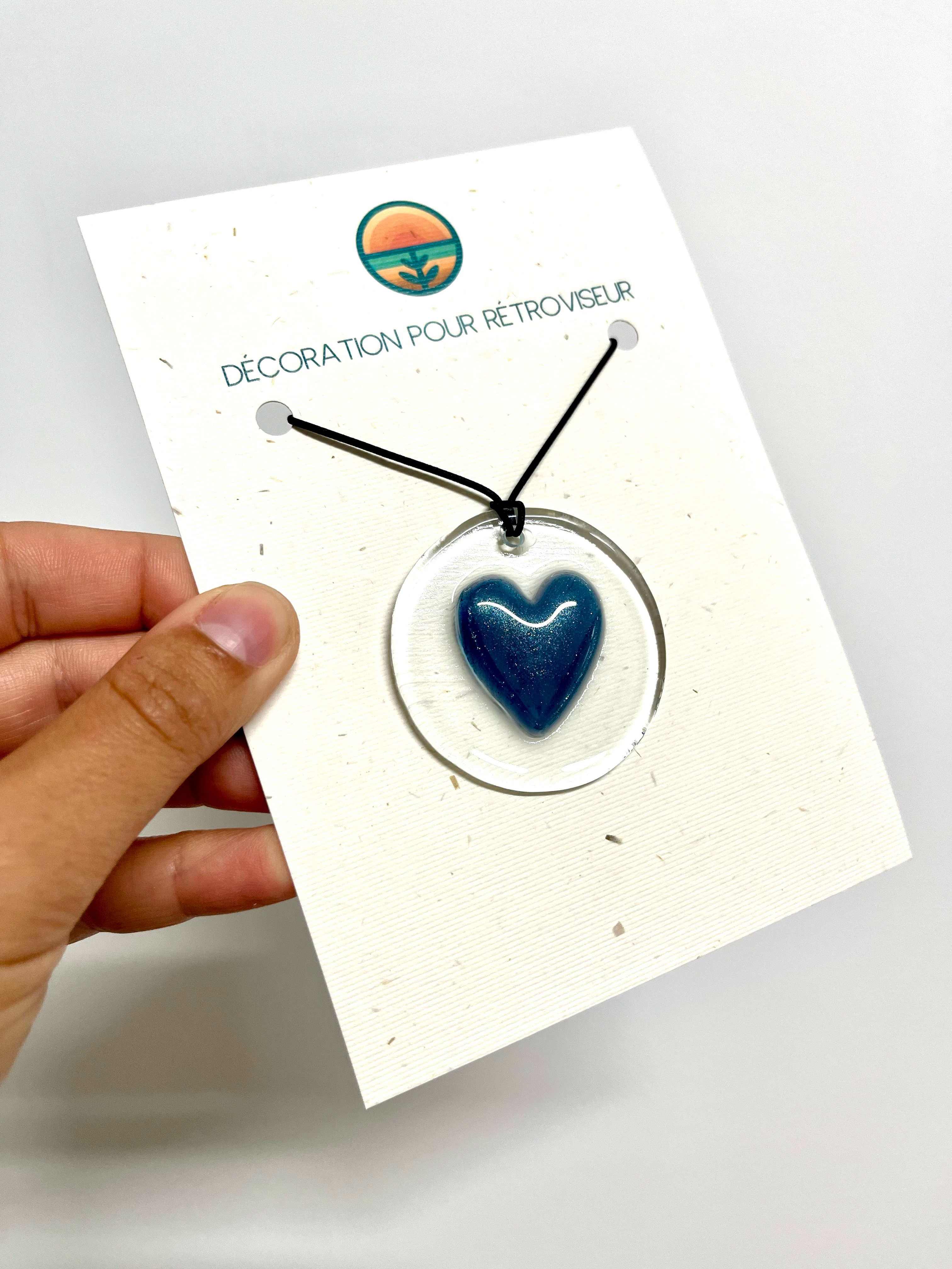 Décoration de rétroviseur - Coeur
