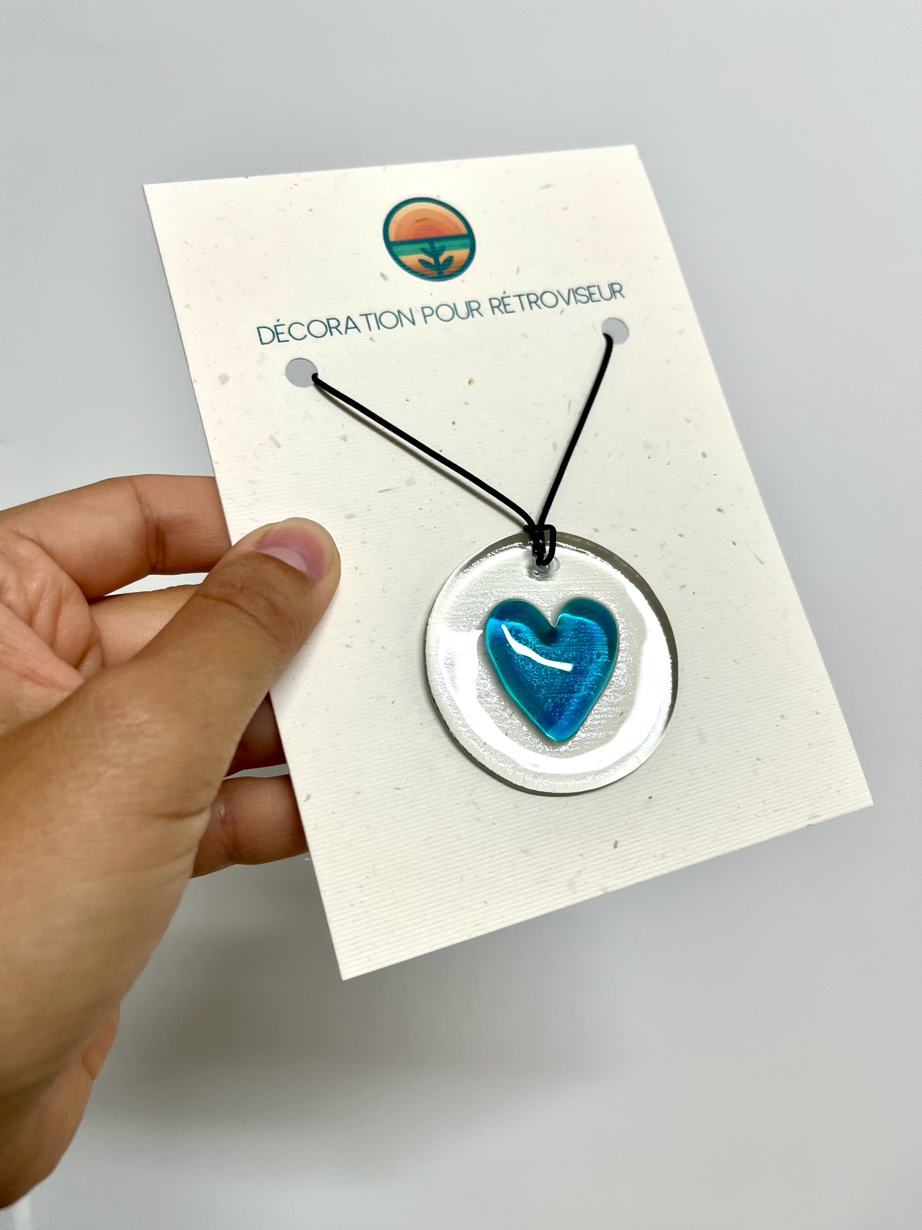 Décoration de rétroviseur - Coeur